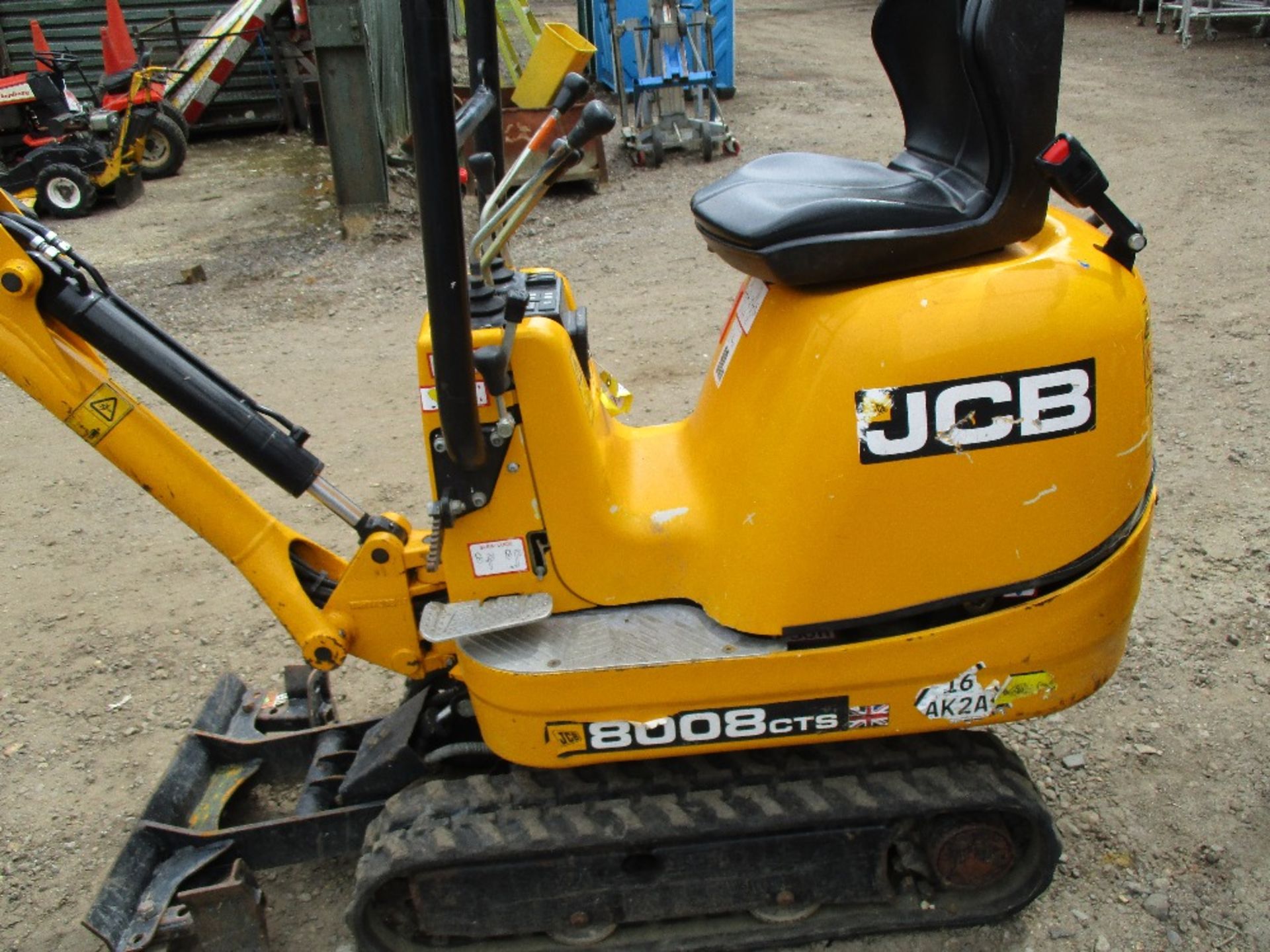 JCB 8008 CTS MICRO EXCAVATOR EXPANDING TRACKS 664REC HRS - Image 6 of 6