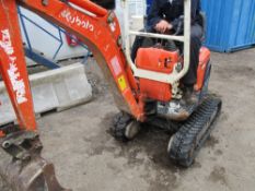 KUBOTA U10-3 MICRO EXCAVATOR YEAR 2007