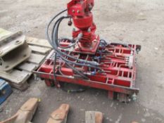 Squires block beam lifting attachment for crane c/w rotator