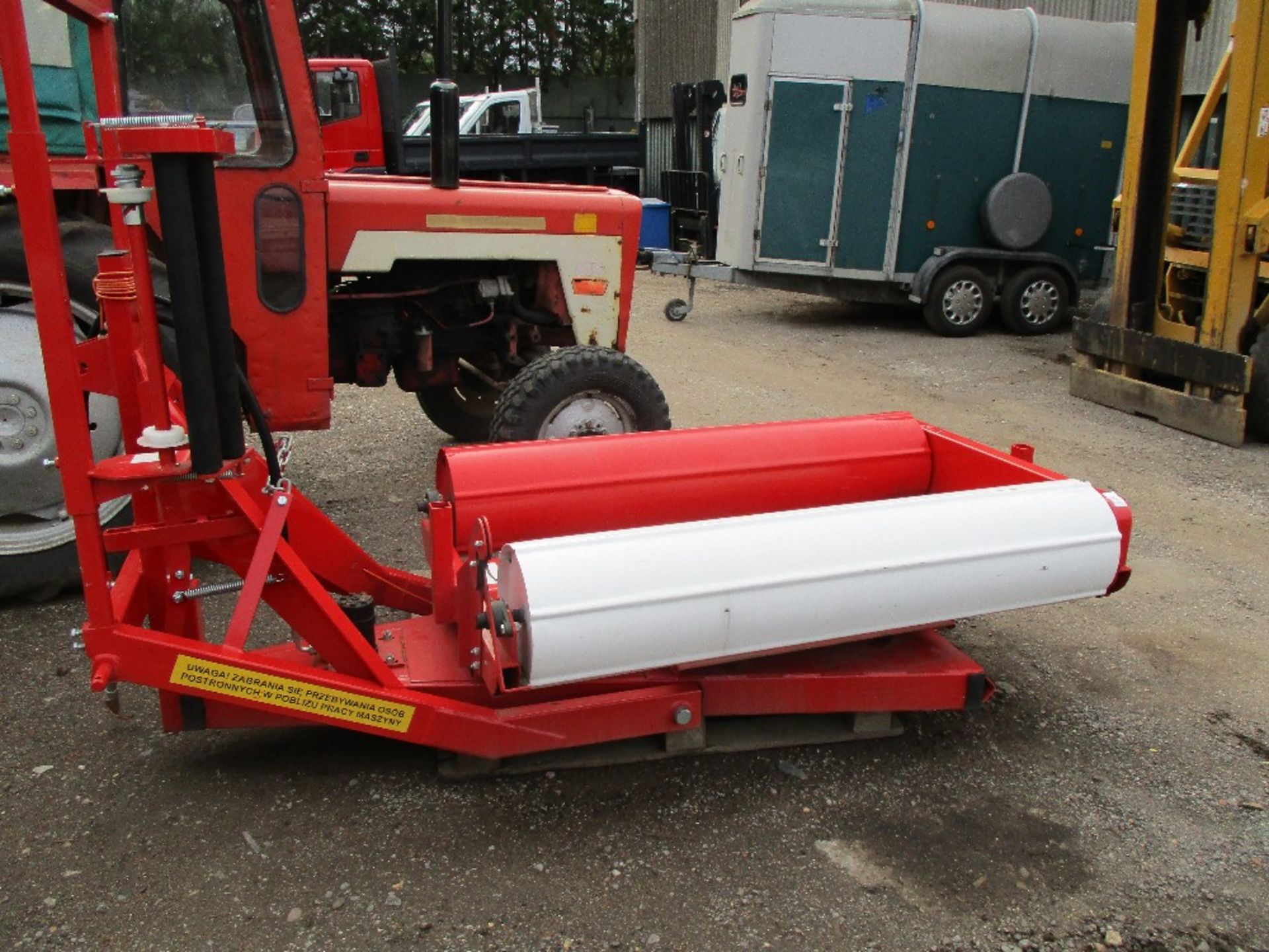 Round bale wrapper, little used