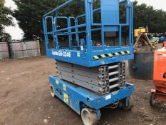 GENIE GS3246 SCISSOR LIFT, YEAR 2014, DAMAGED!