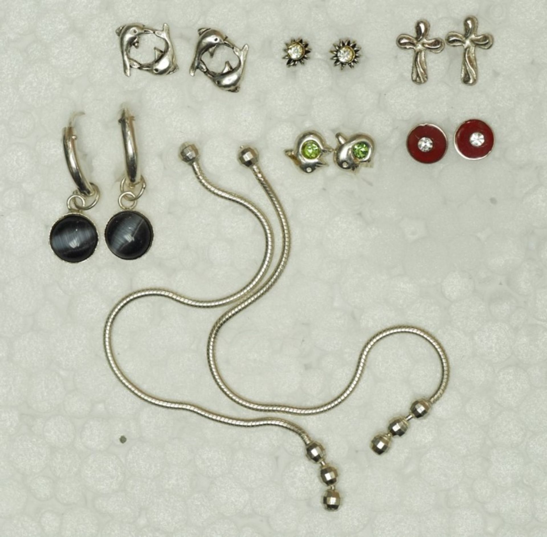 Sterling Silver 7 pairS of Assorted Earrings Retail $250