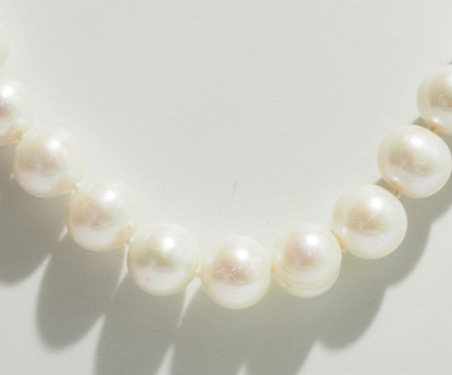 Freshwater Pearl Necklace(16in) with Sterling Silver Clasp Insurance Value $800