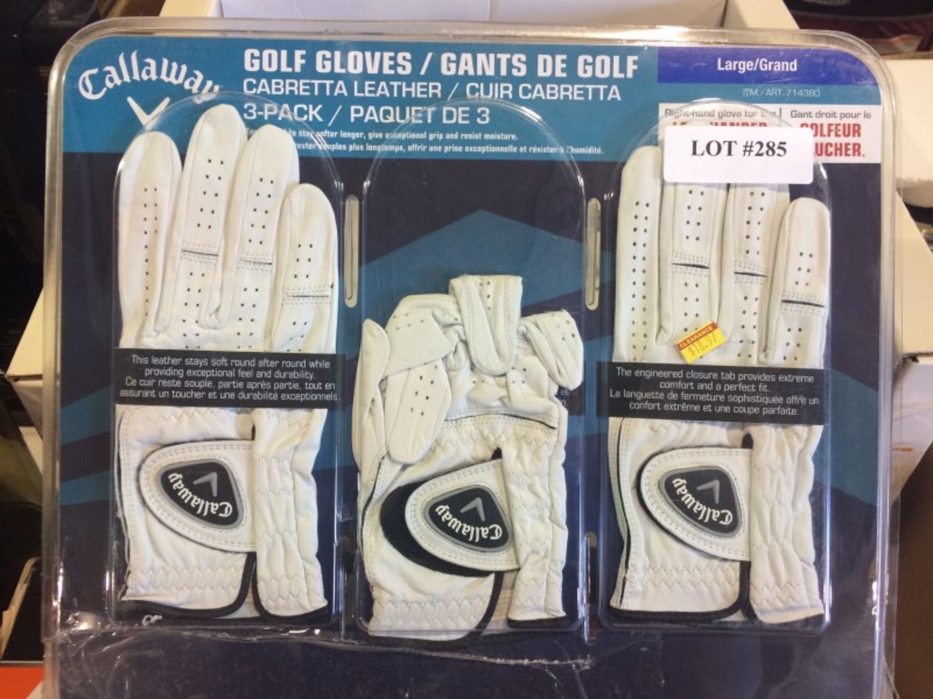 Callaway 3-Pack Golf Gloves