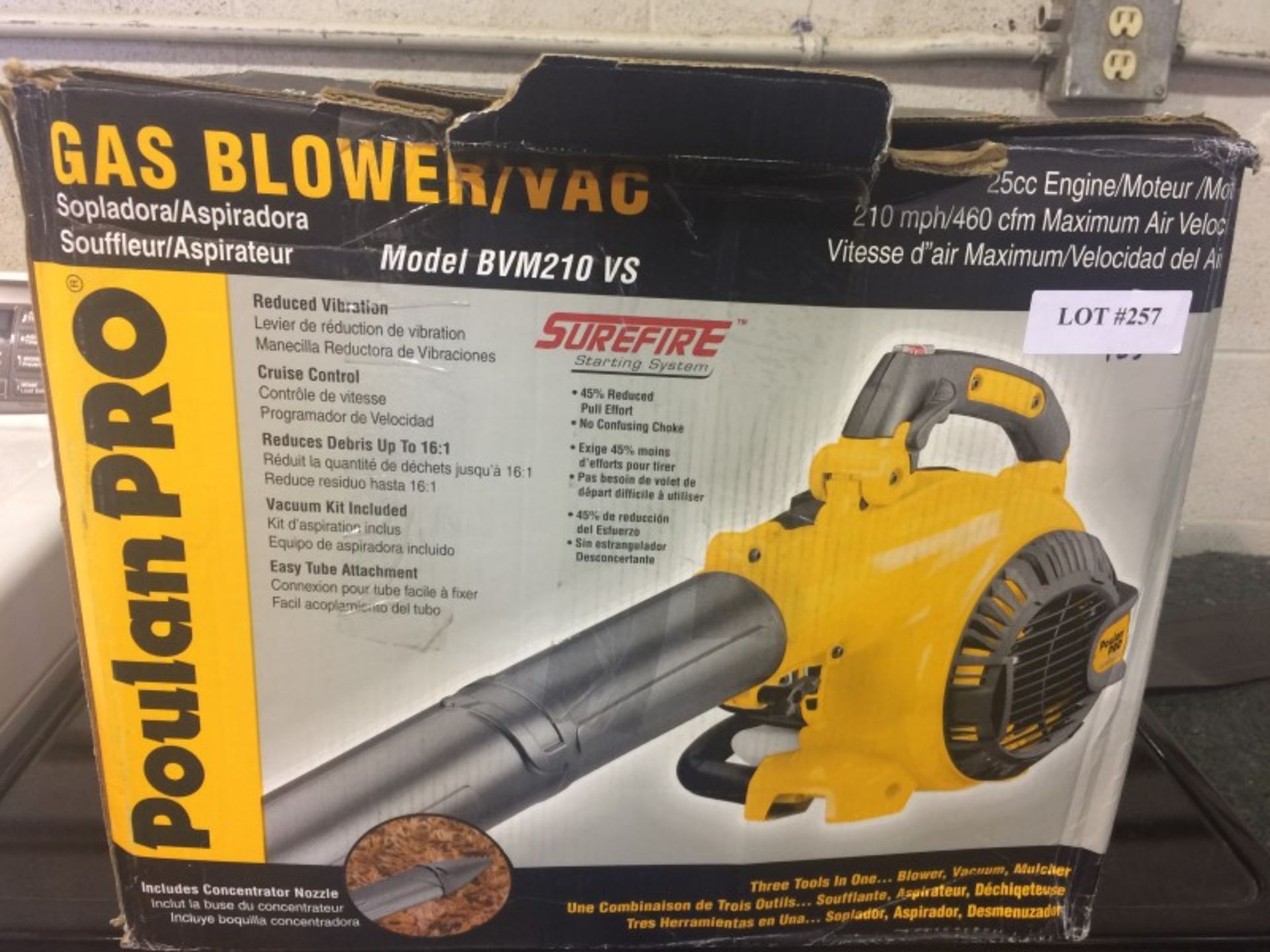 Poulan Pro 25cc Gas Blower/Vac