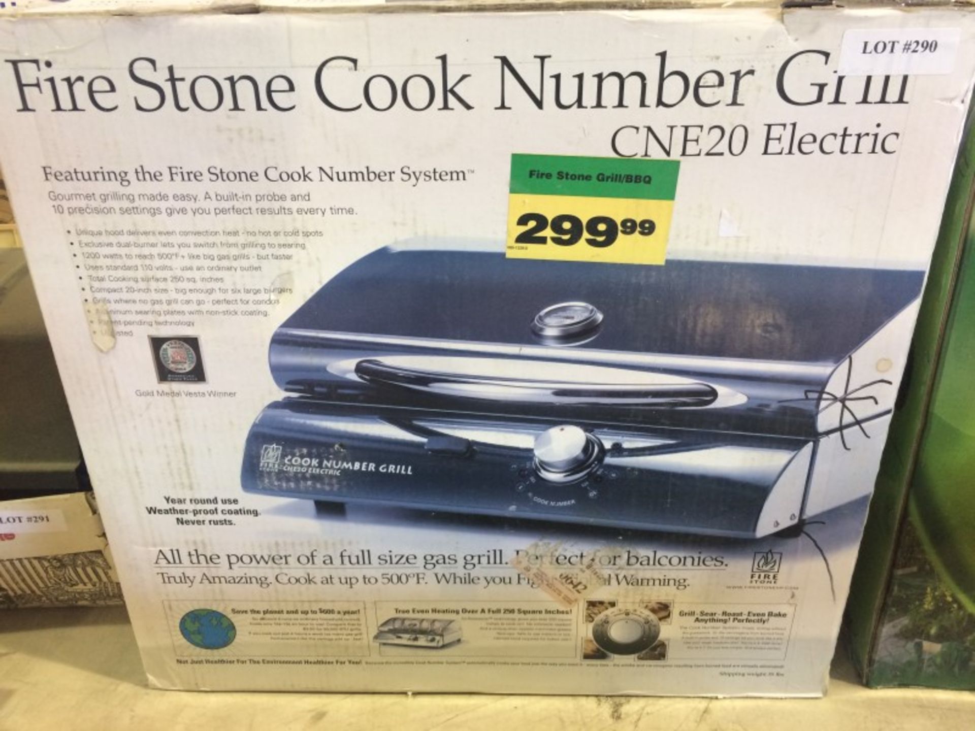 Fire Stone Cook Number Grill Electric
