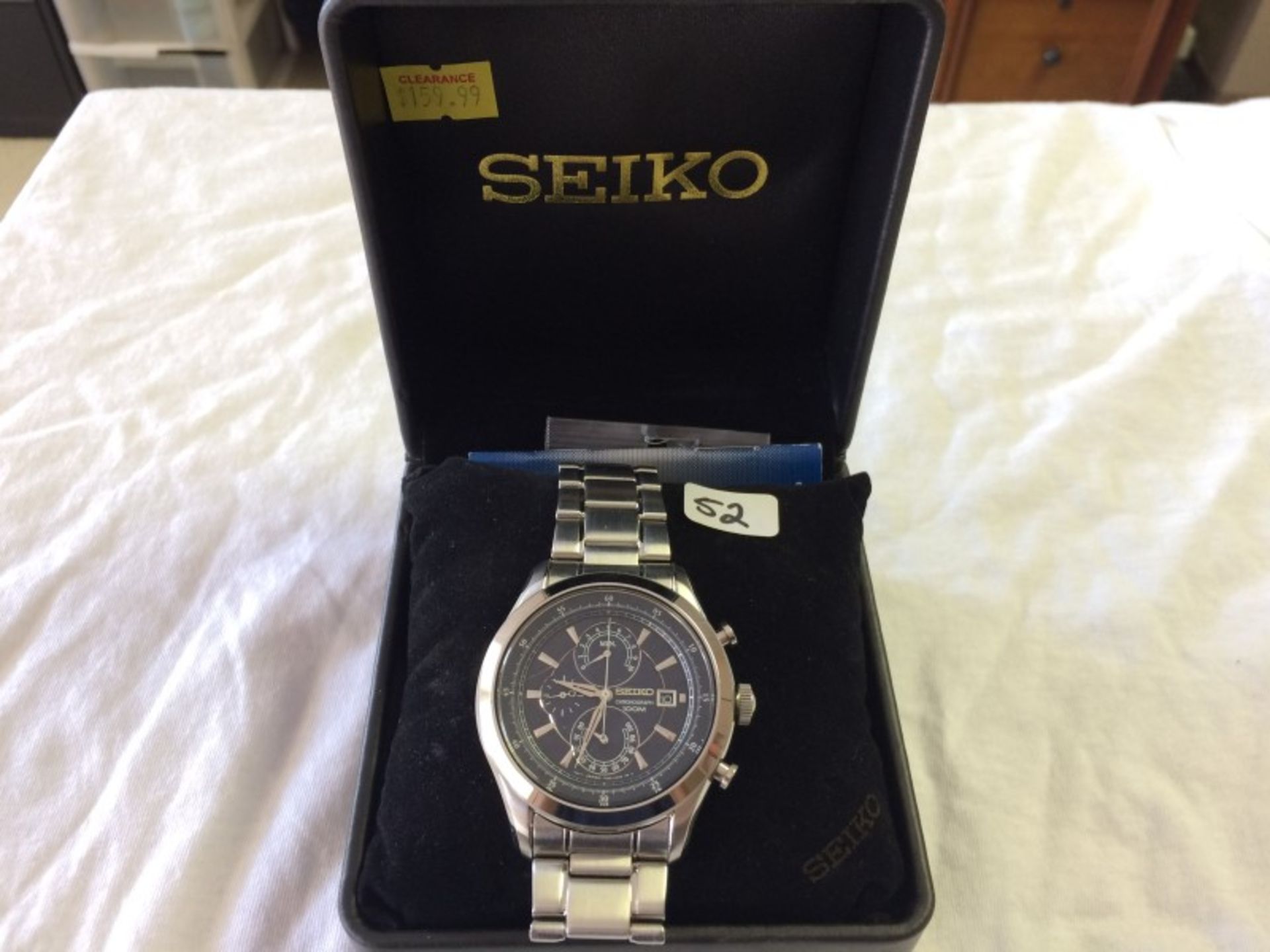 Men's Seiko Wrist Watch w/case