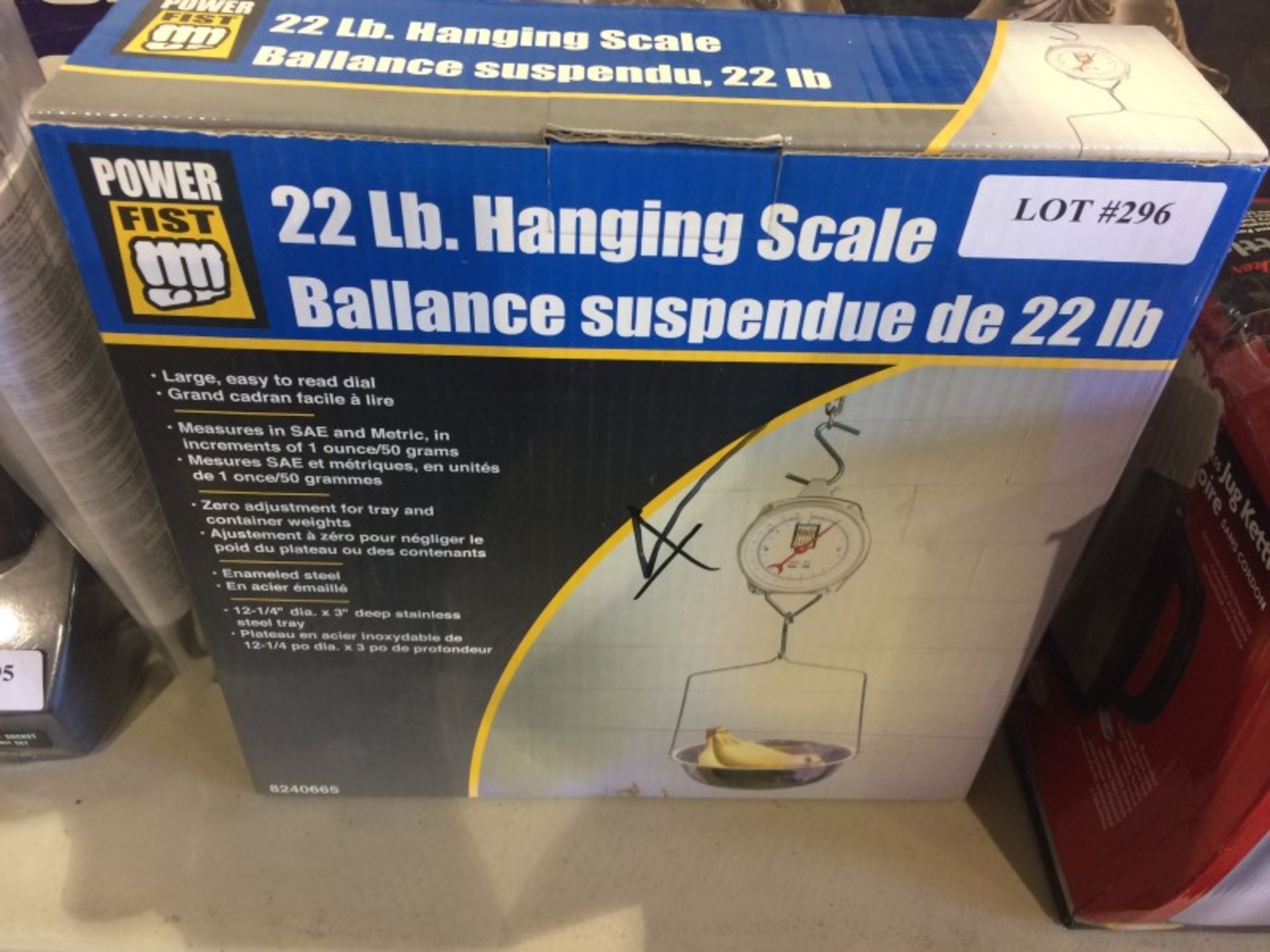 Powerfist 22lb Hanging Scale