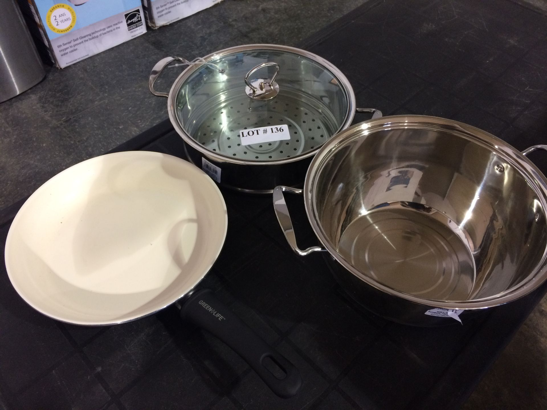 Lot of 3 Pot & Pan Set