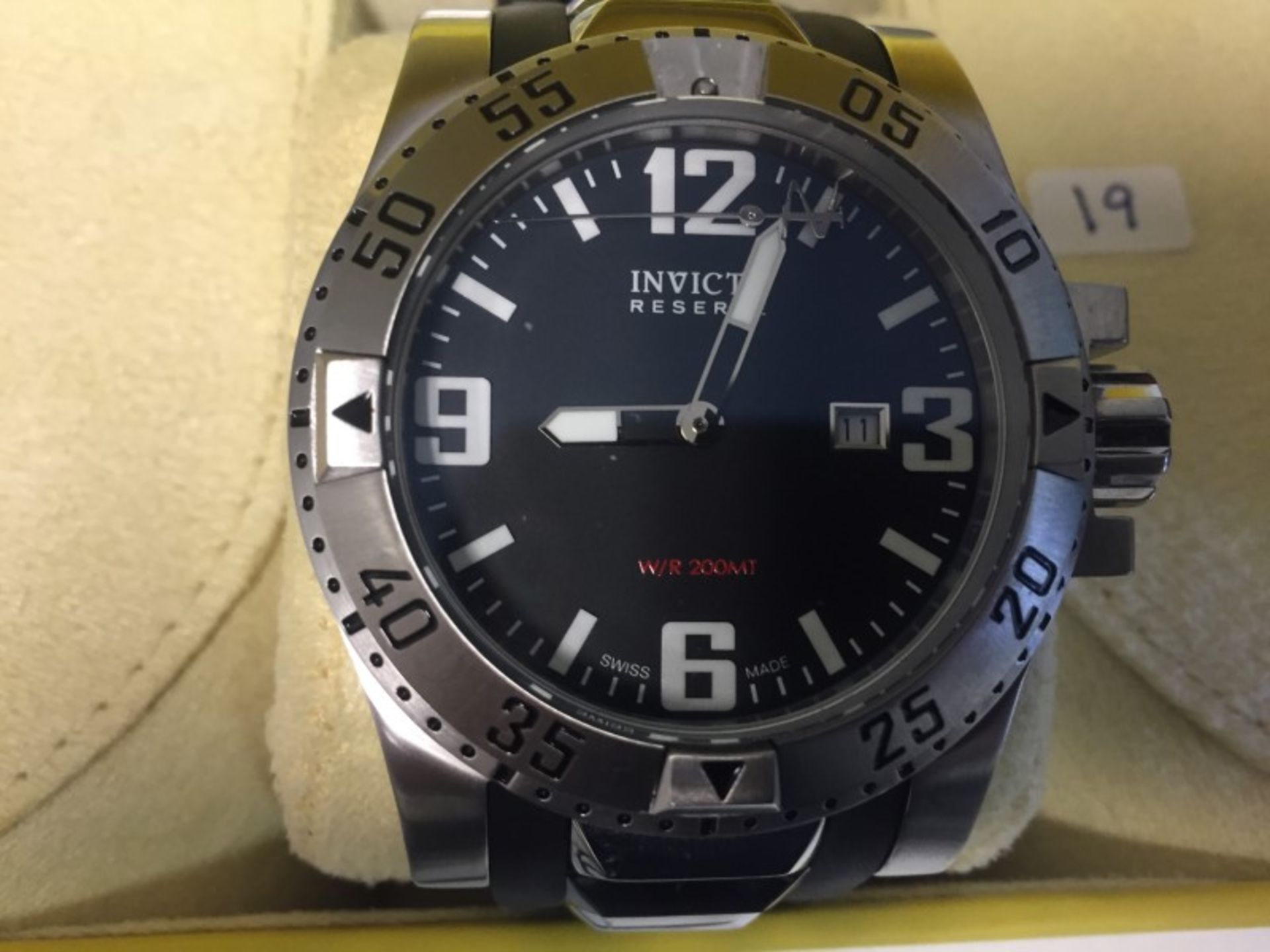 Invicta watch-Stainless Steel Case/Water Resistant - Image 2 of 2