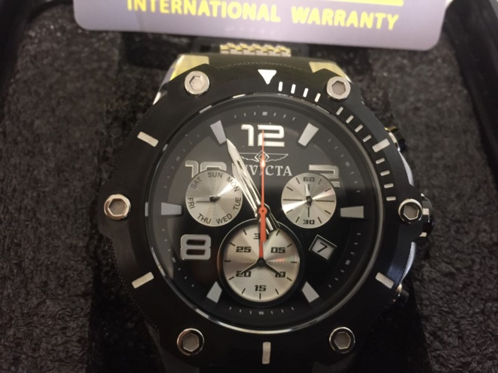 Invicta Watch w/Instruction Manuel/Stainless Steel/Water Resis. - Image 2 of 2
