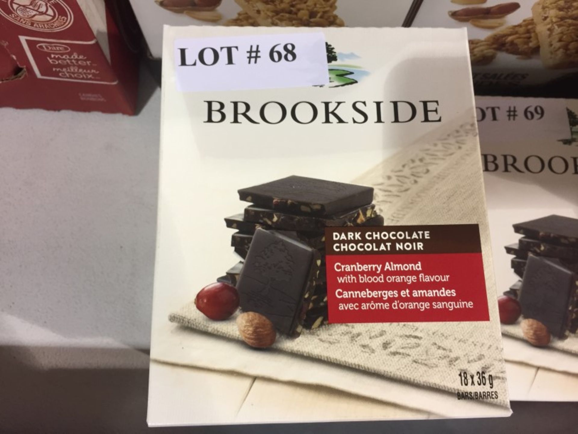 Brookside Dark Chocolate/Cranberry almond w/Blood Orange