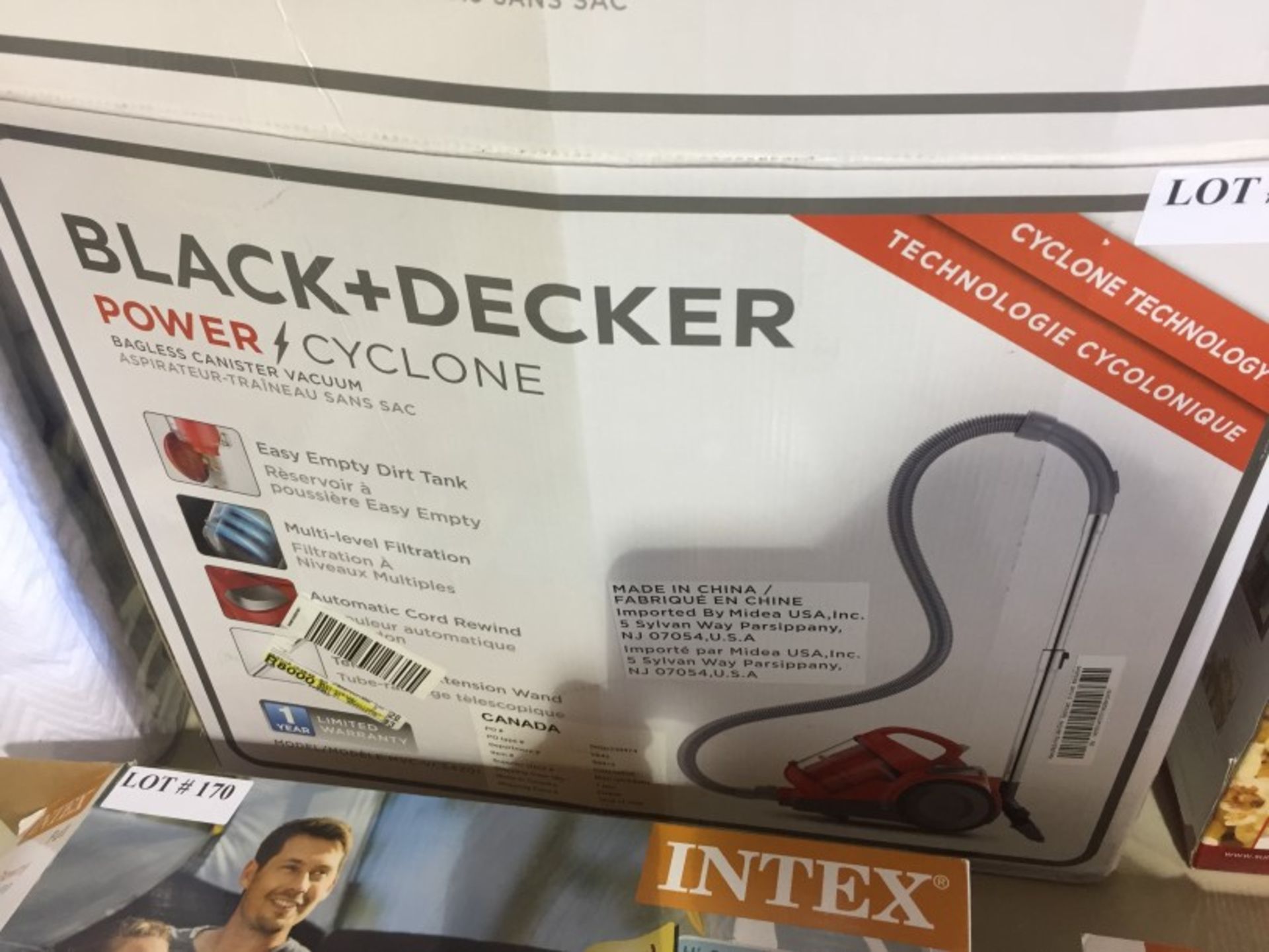 New Black & Decker-Bagless Canister Vacuum