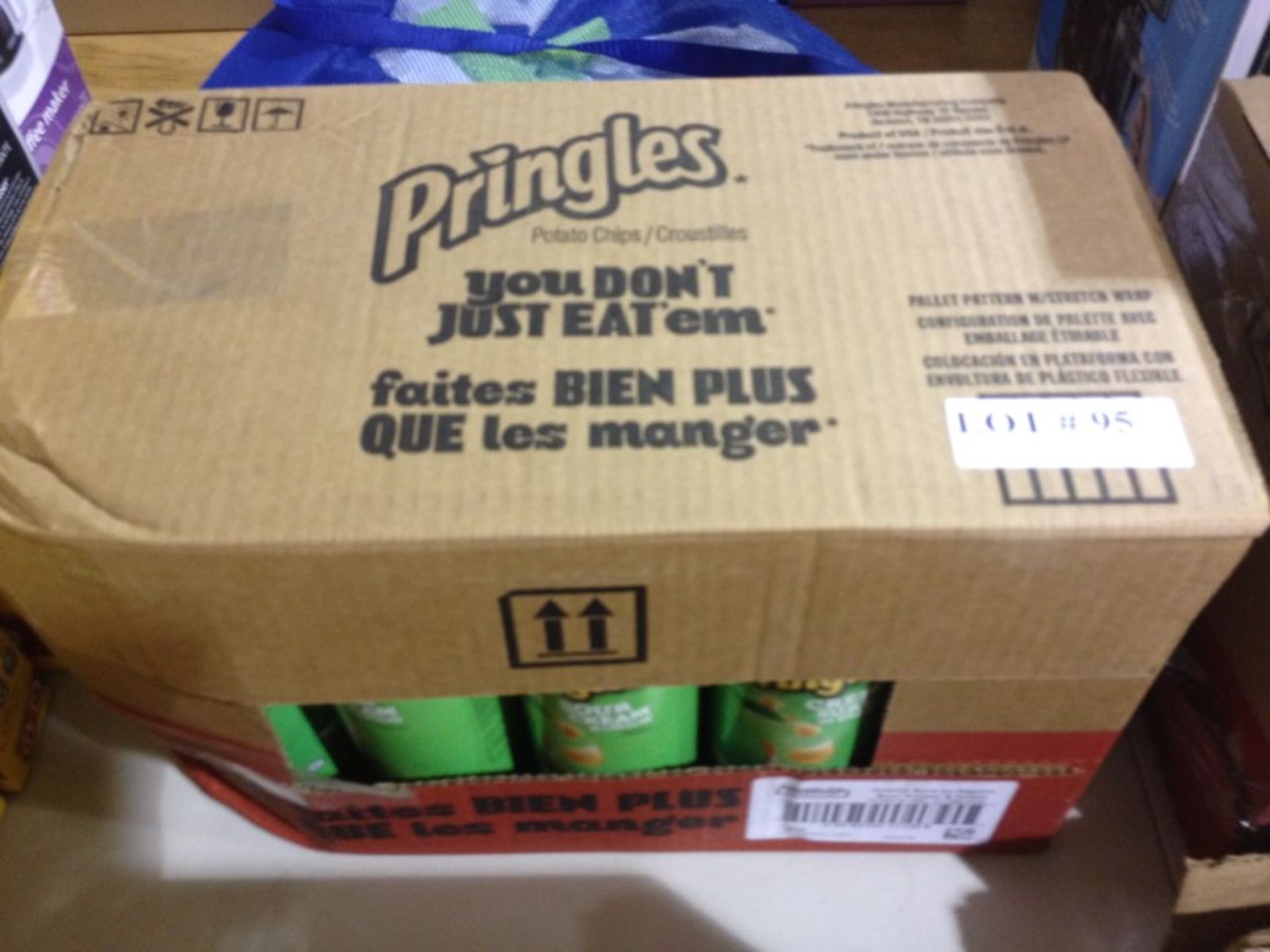 case of Sour Cream Pringles