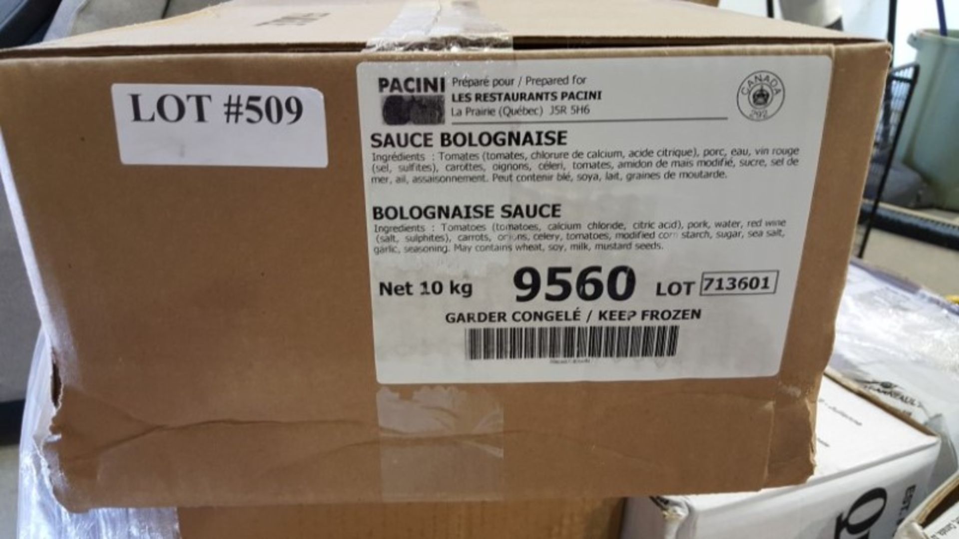 10KG Case Bolognaise Sauce