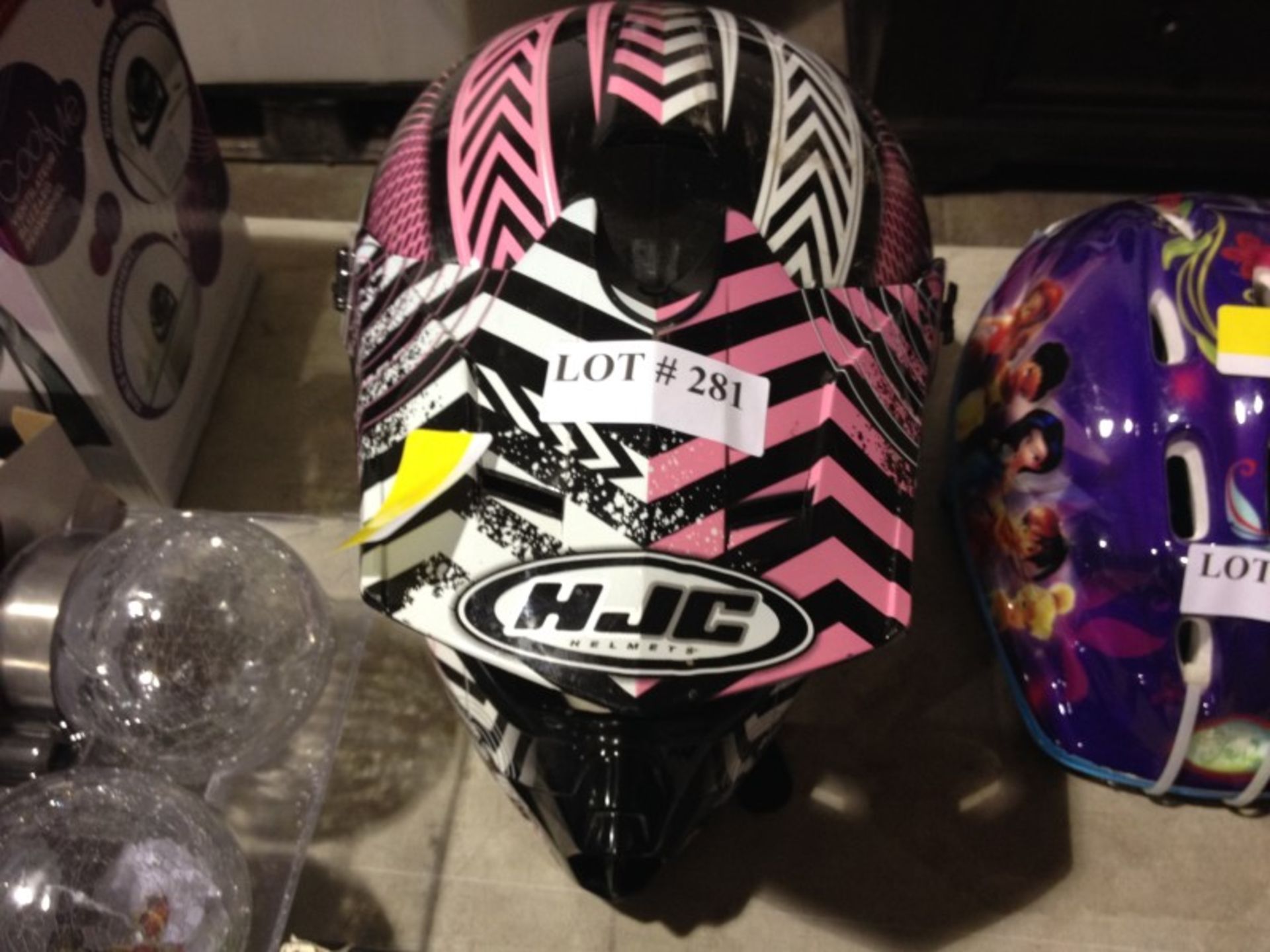 HJC girls motor cross helmet