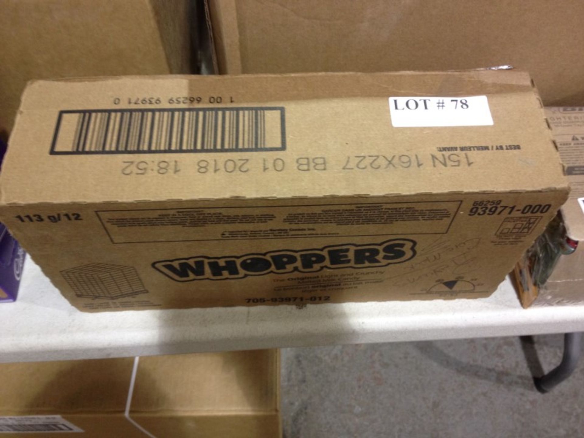 box of Whoppers