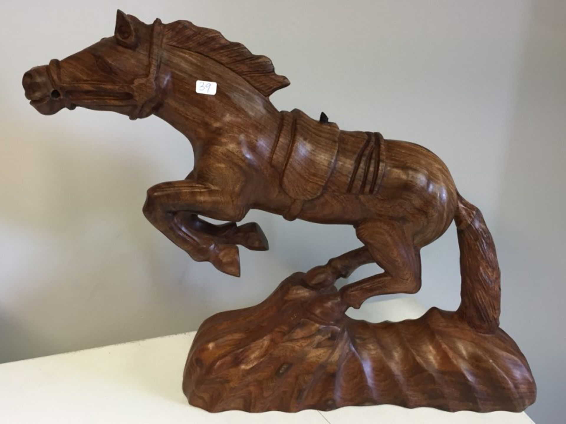 Hand Carved rosewood Horse statue