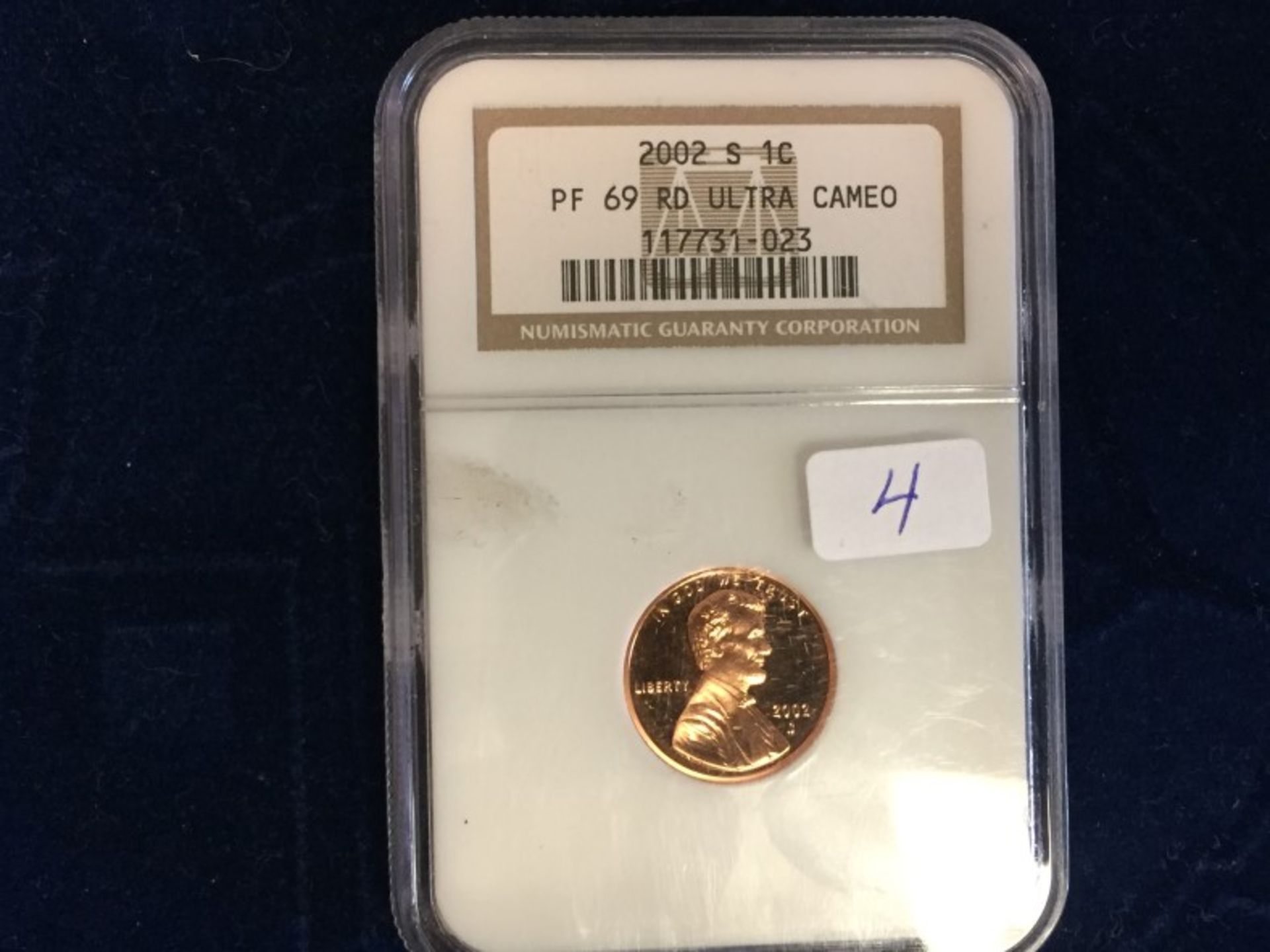 2002 USA Graded Cased Penny
