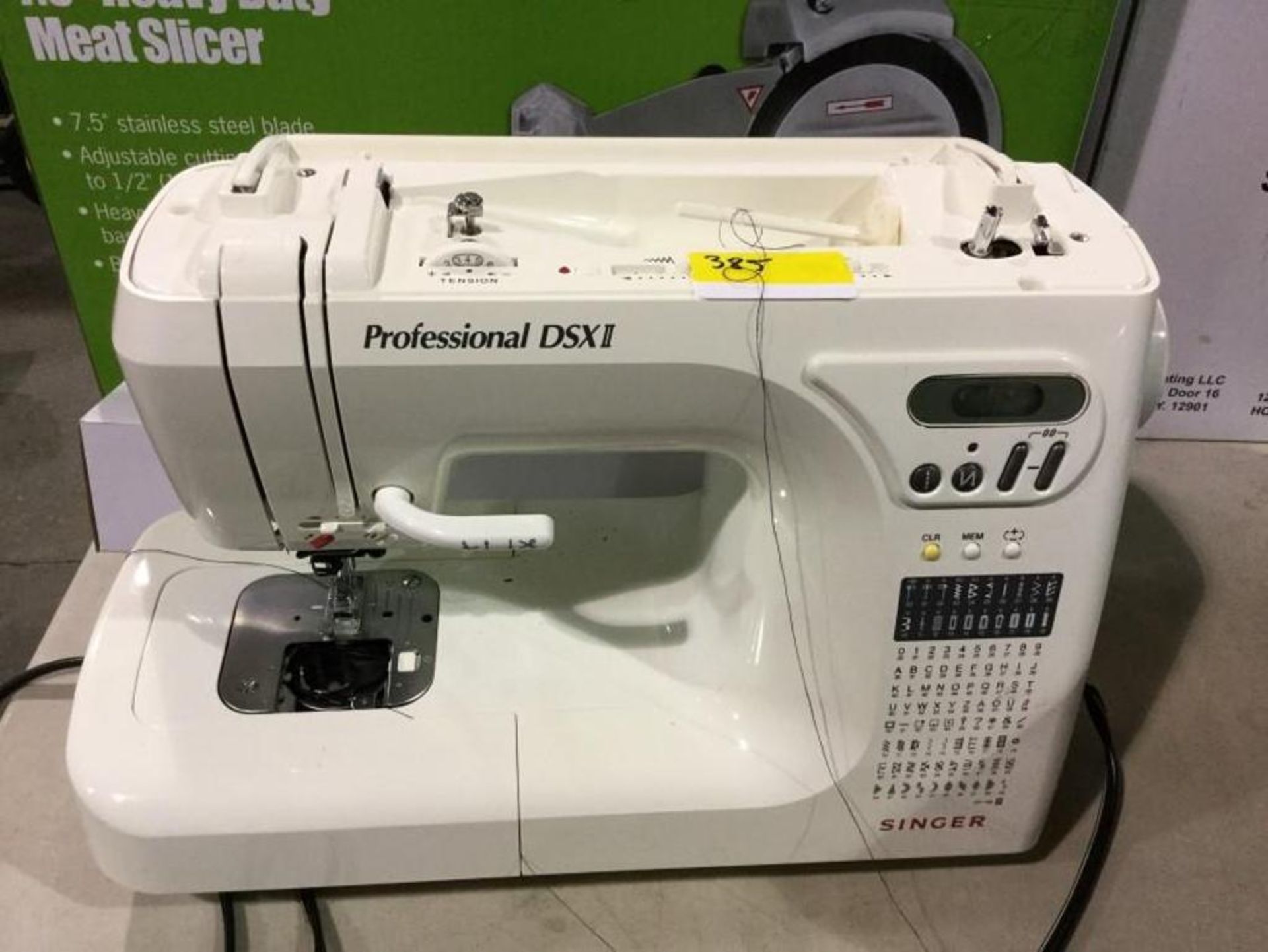 Programmable sewing machine