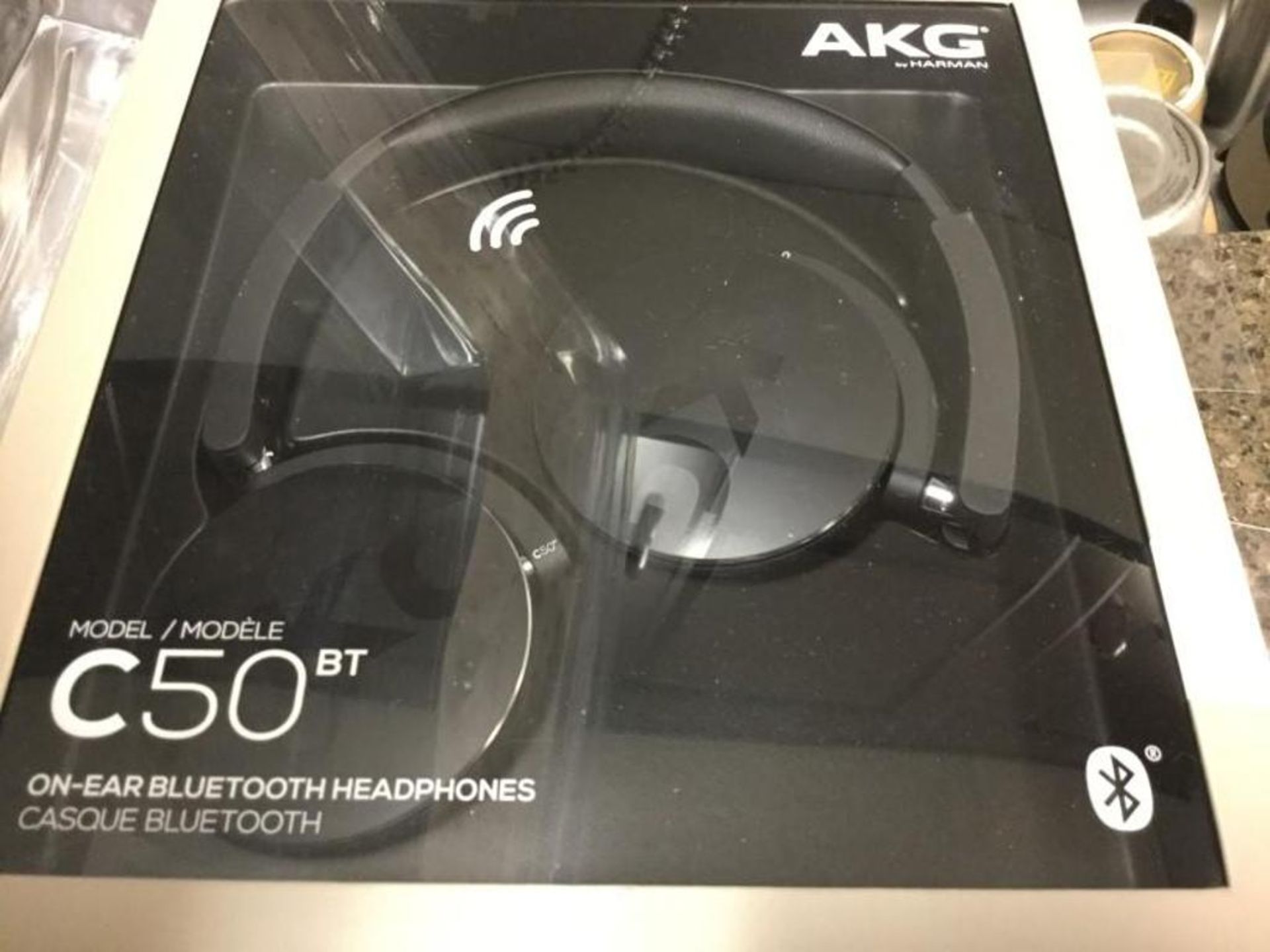 AKG c50 Blue tooth on ear headphones