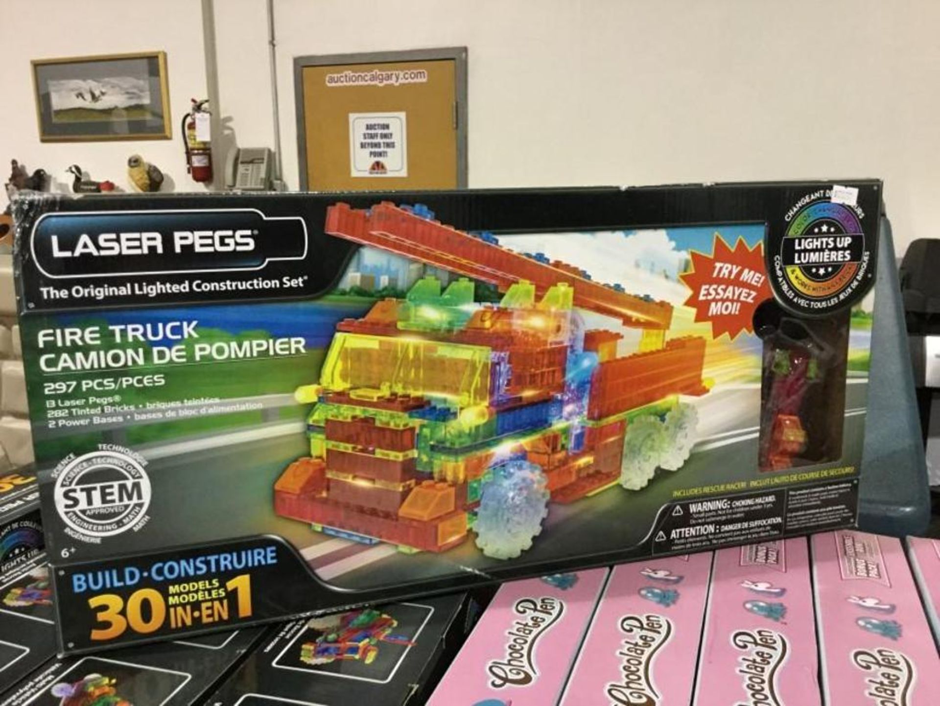 Laser Peg light Up Fire Truck