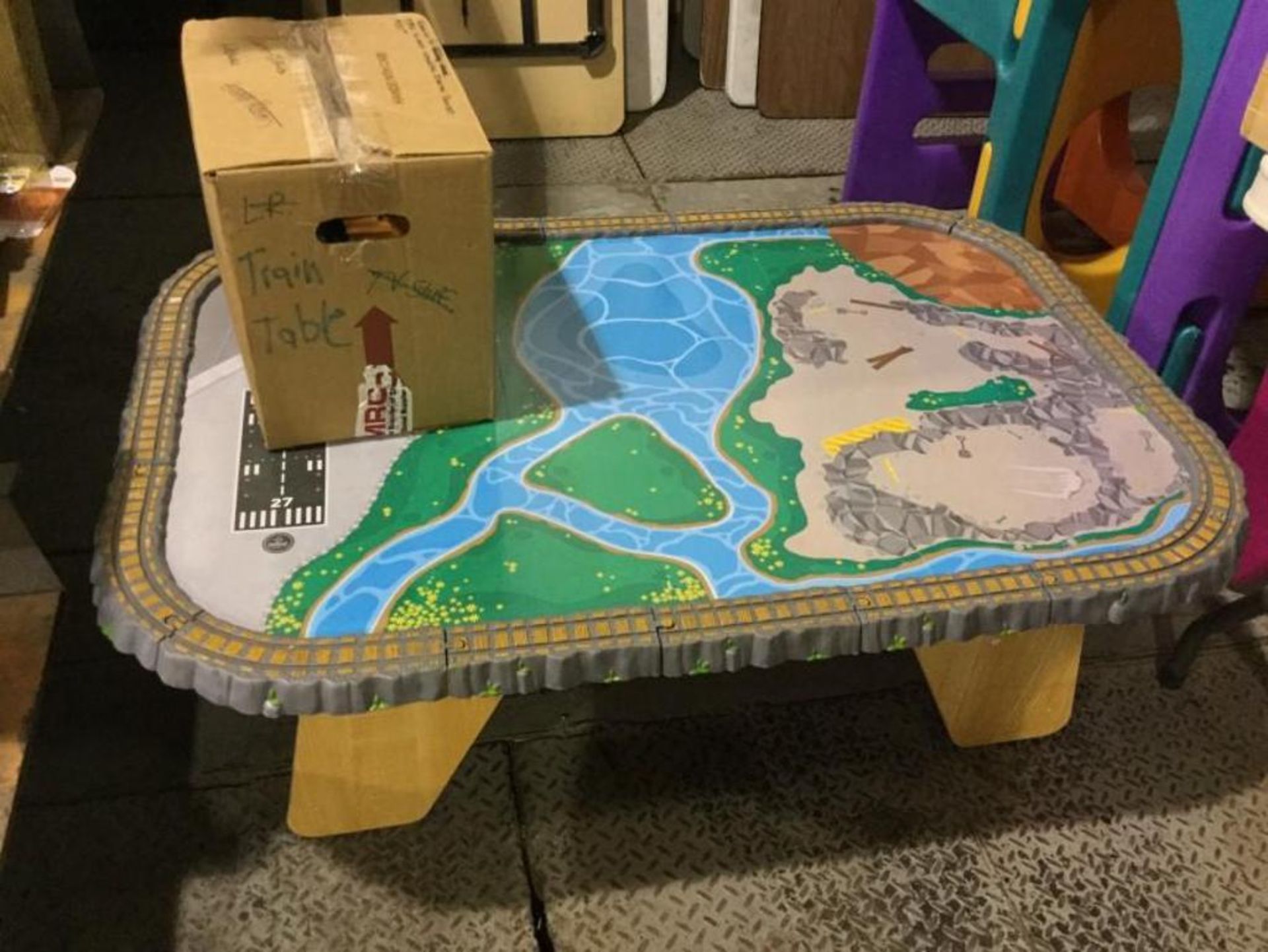 Thomas Train Style Table with accessories