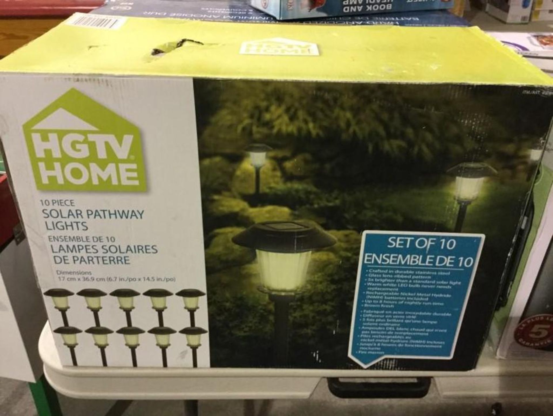 Set of 10 Outdoor Solar Lights