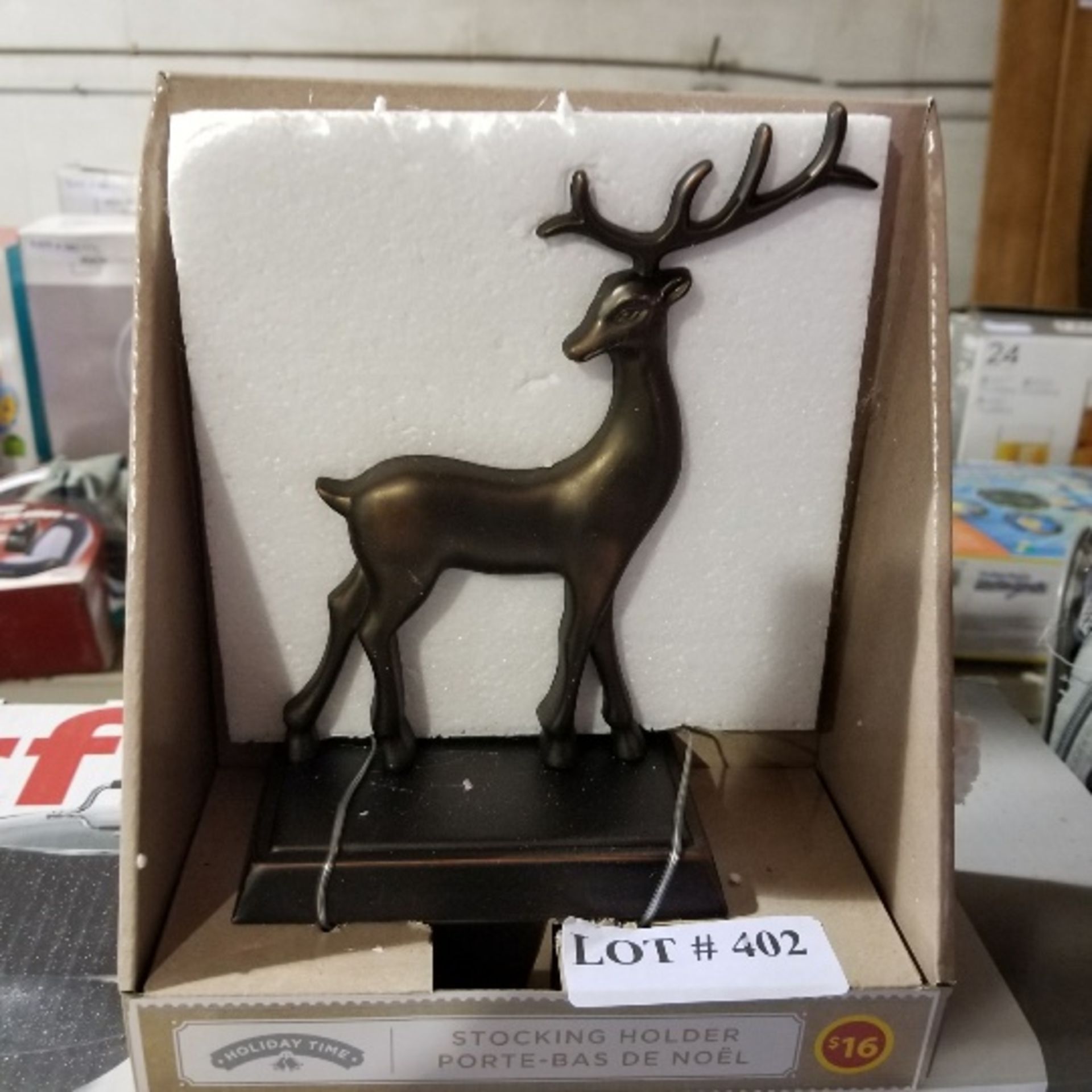 Decorative Reindeer Stocking hanger