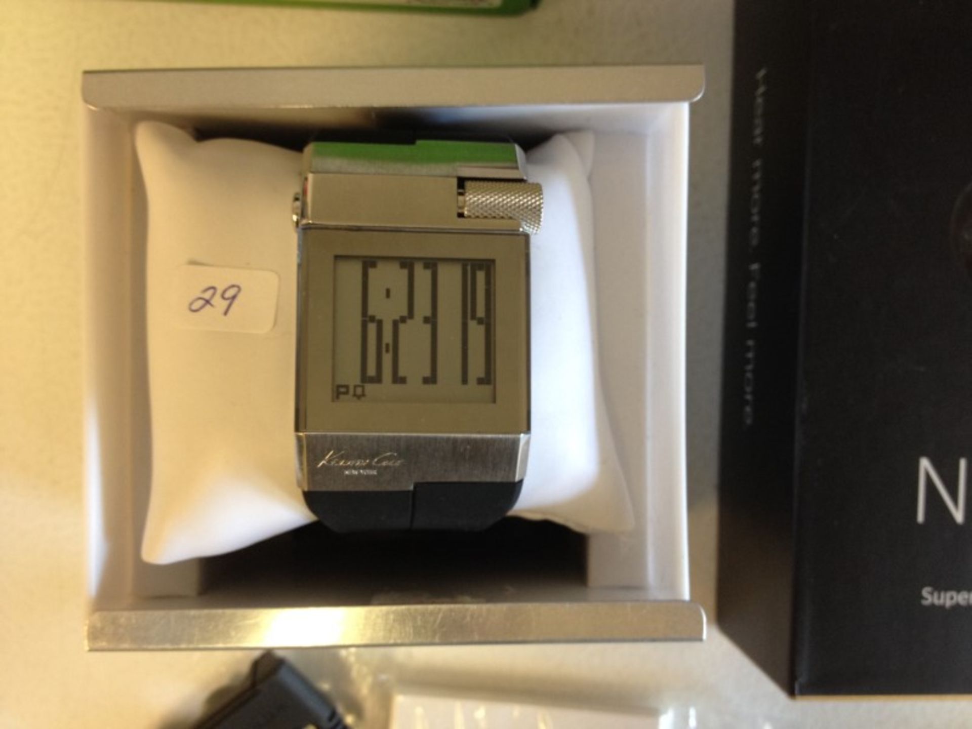 Kenneth Cole Silver Watch in box