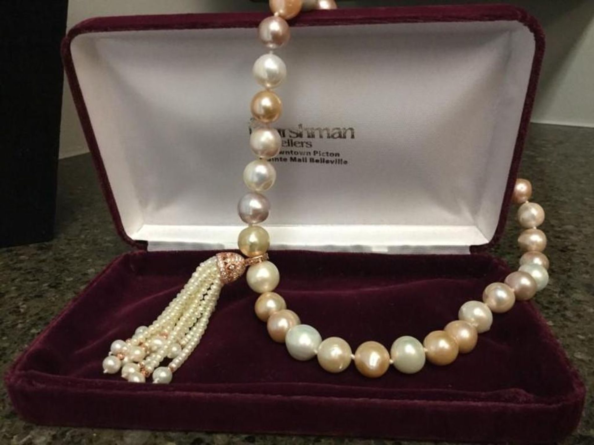 Natural freshwater pearl necklace appr. $1233