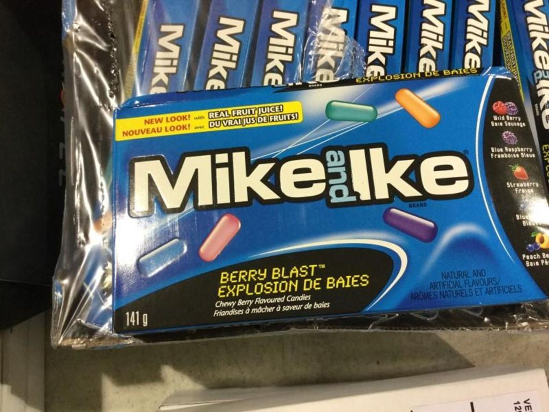 Case of Mike and Ike's candy