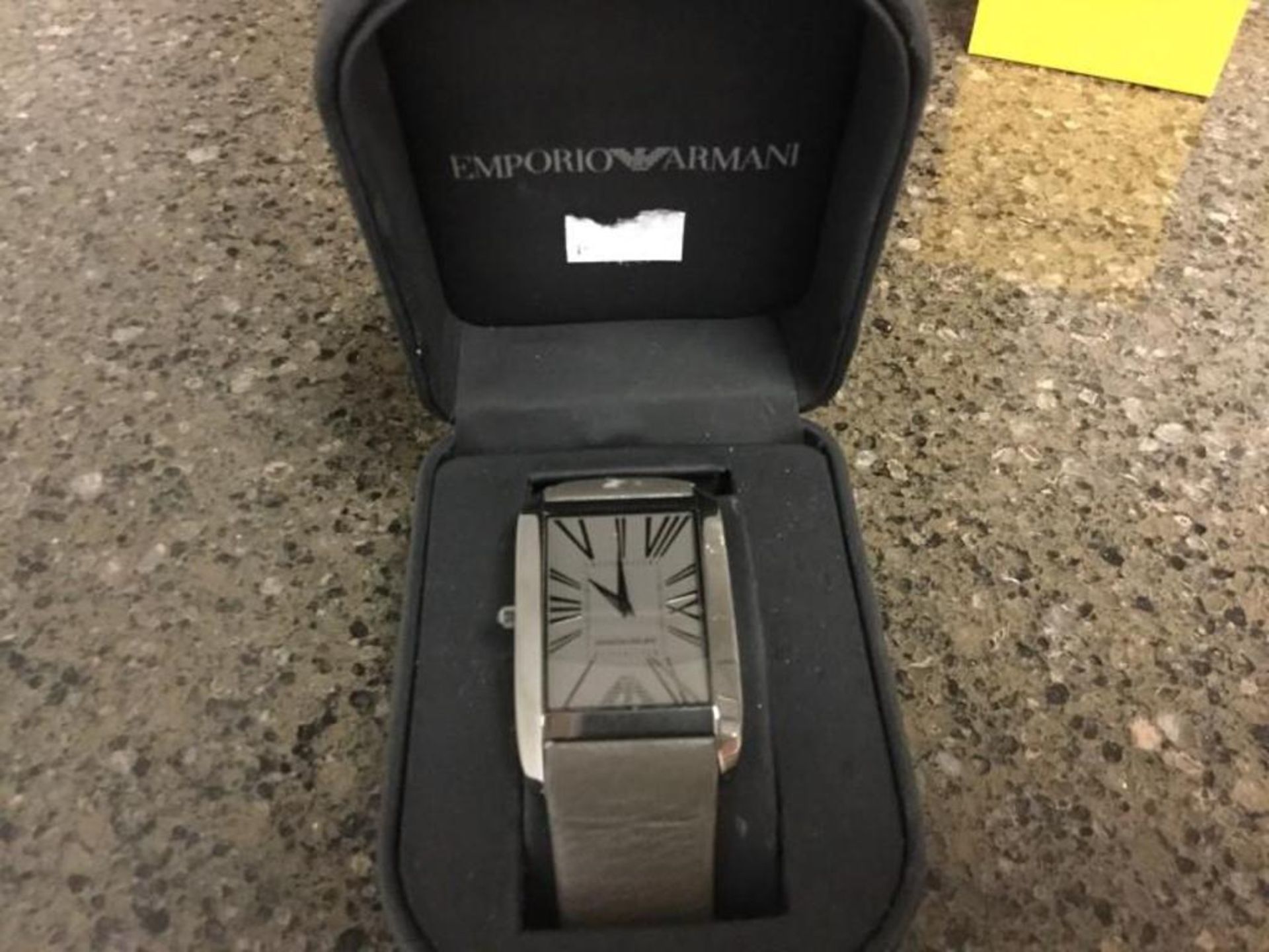 Watch - Emporio Armani - brown face and band