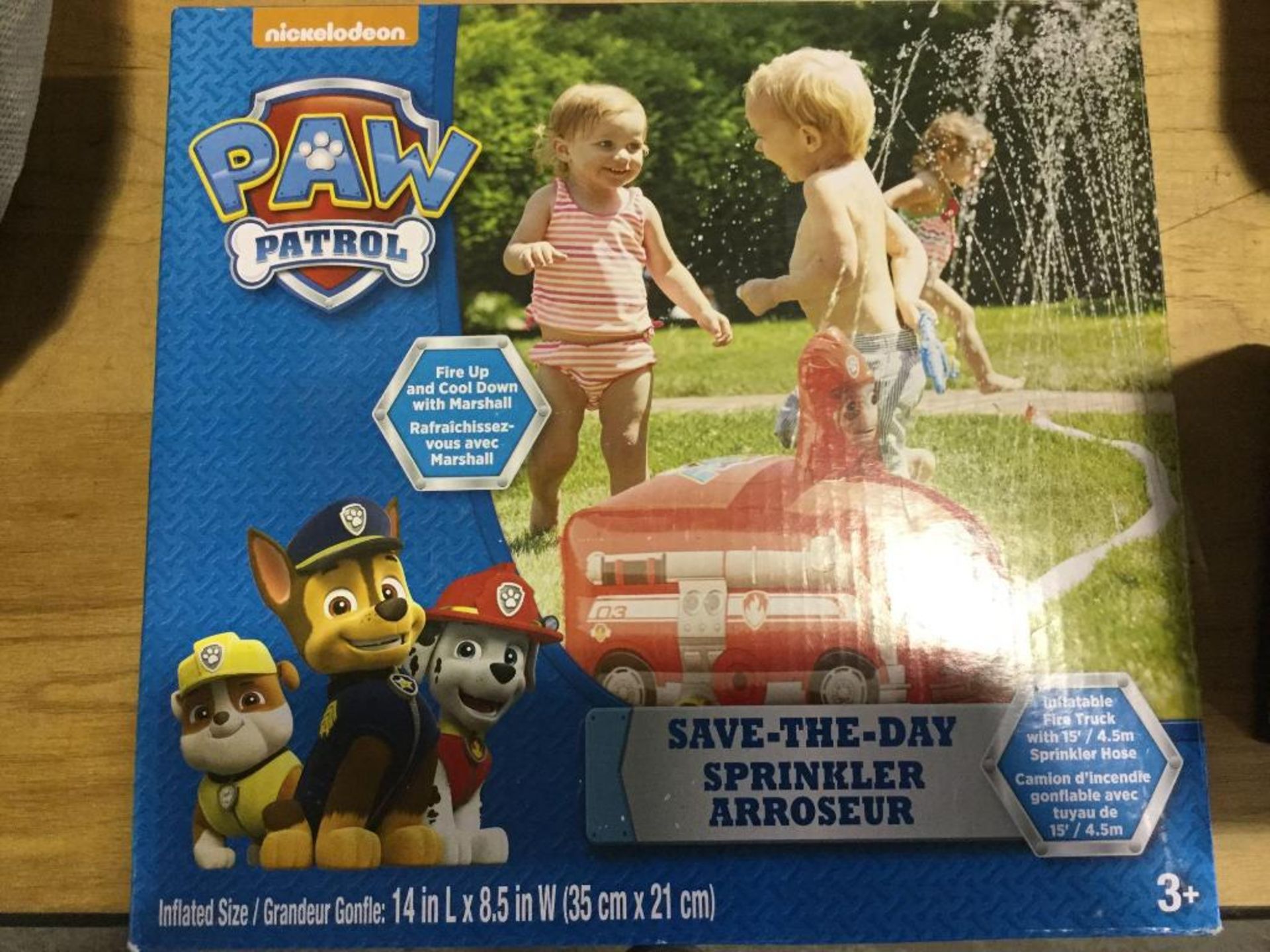 Paw Patrol Toy - Inflatable Fire Truck with 15' Sprinkler hose