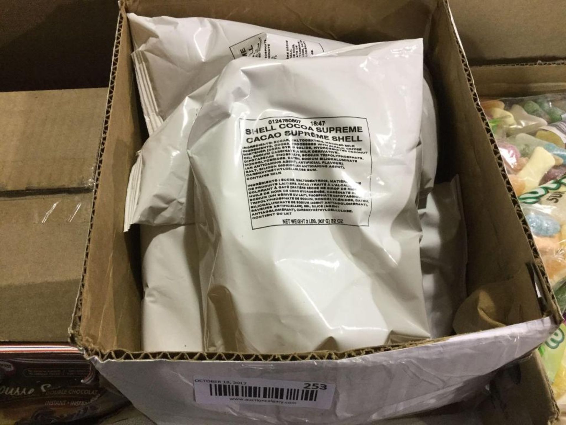 Box of approx 6 x 2lb bags of Shell Cocoa Supreme mix