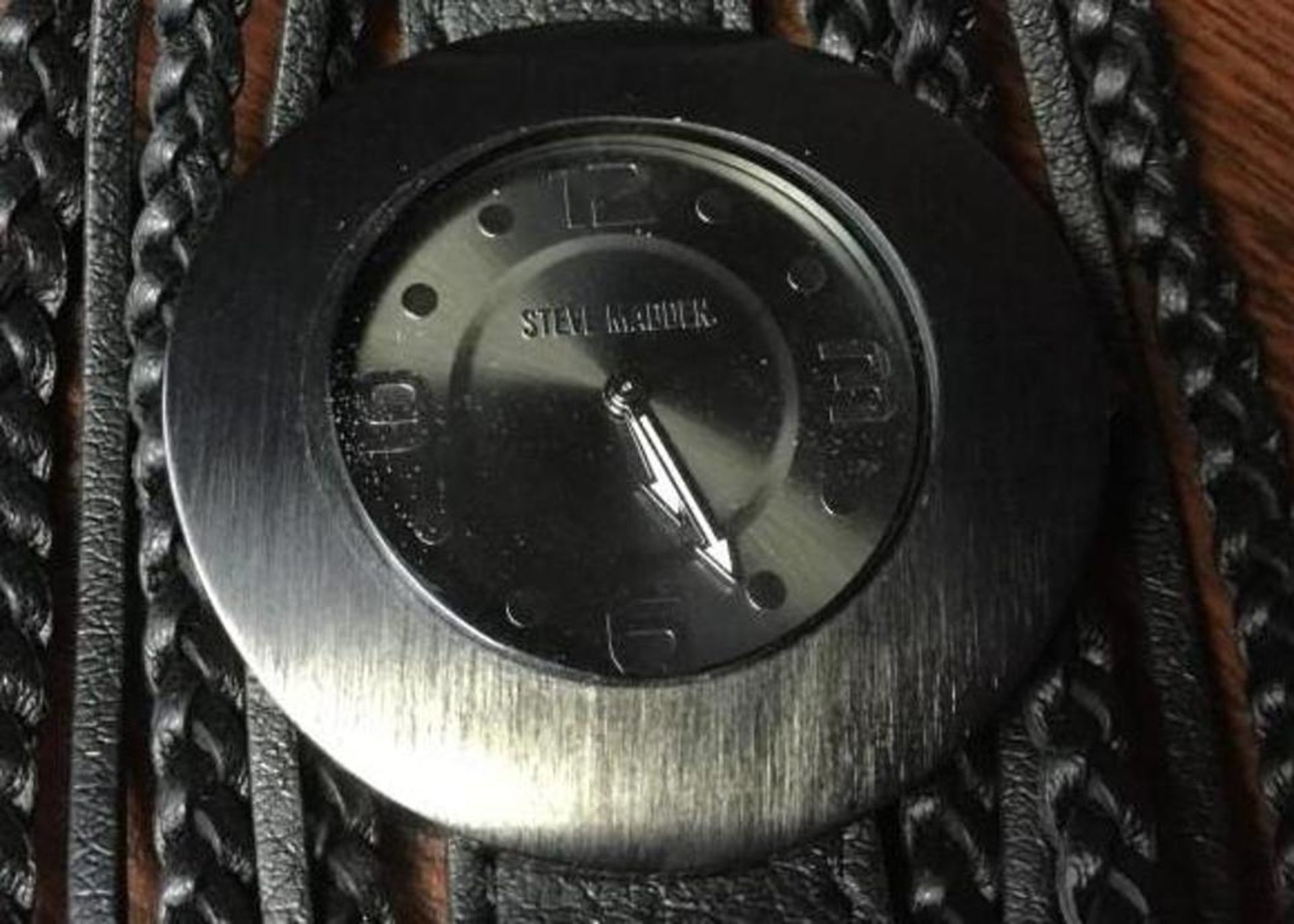 Steve Madden Watch - Black fave with Leather bands - Image 3 of 3