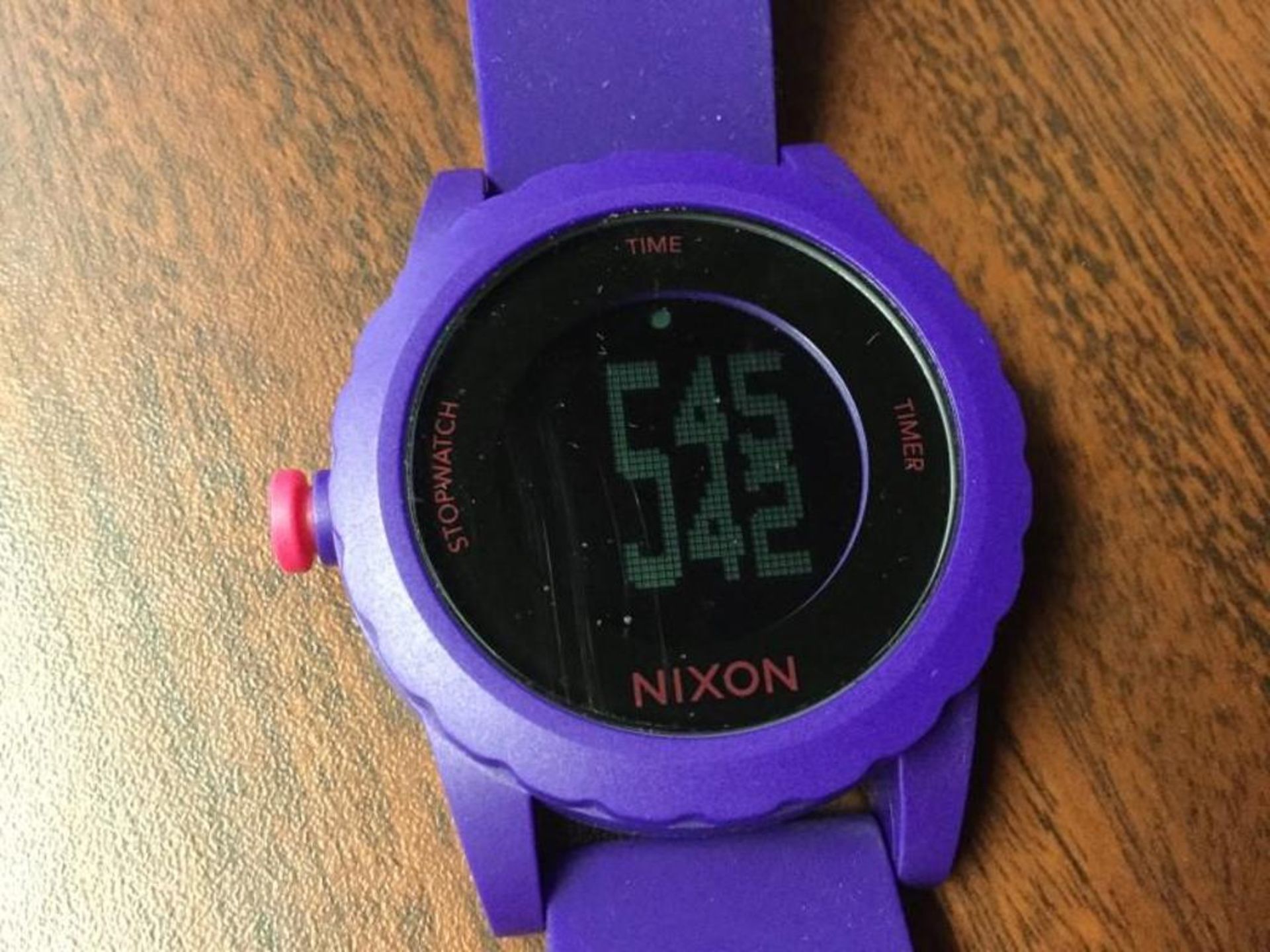 Nixon Watch - Purple band and face case - Image 3 of 3