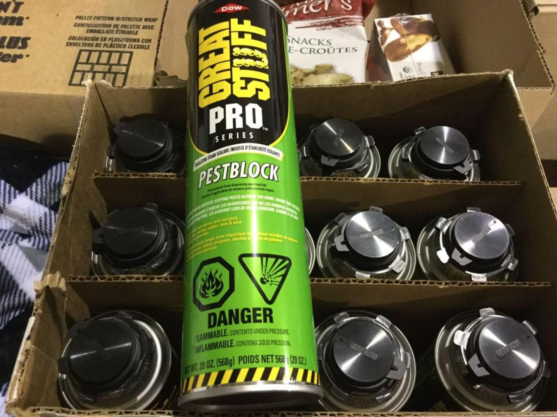 Case of 12 x 568g cans of Great Stuff Pro - Pest block