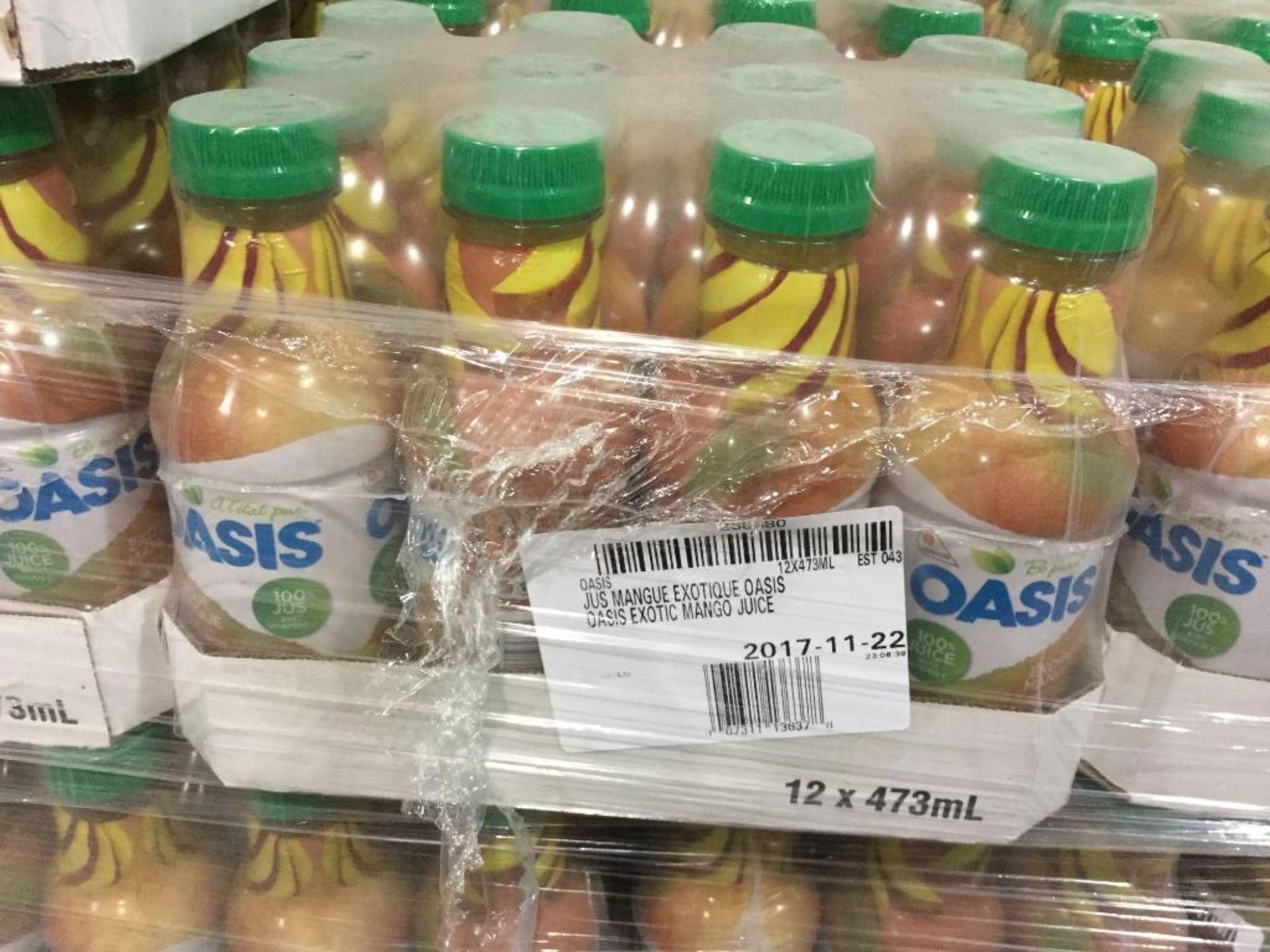 Case of 12 x 473mL Oasis Mango Juice
