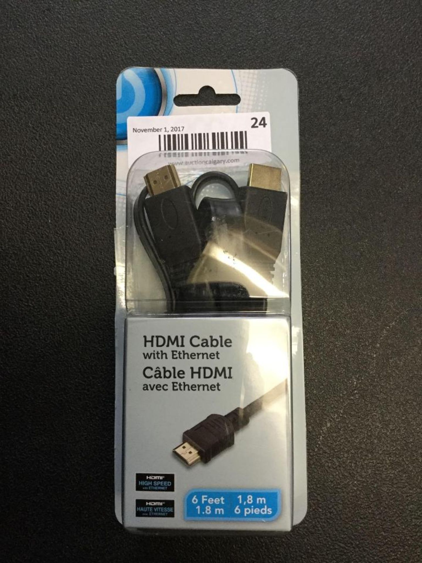 HDMI Cable with ethernet 6 feet/1.8 m - Image 2 of 2