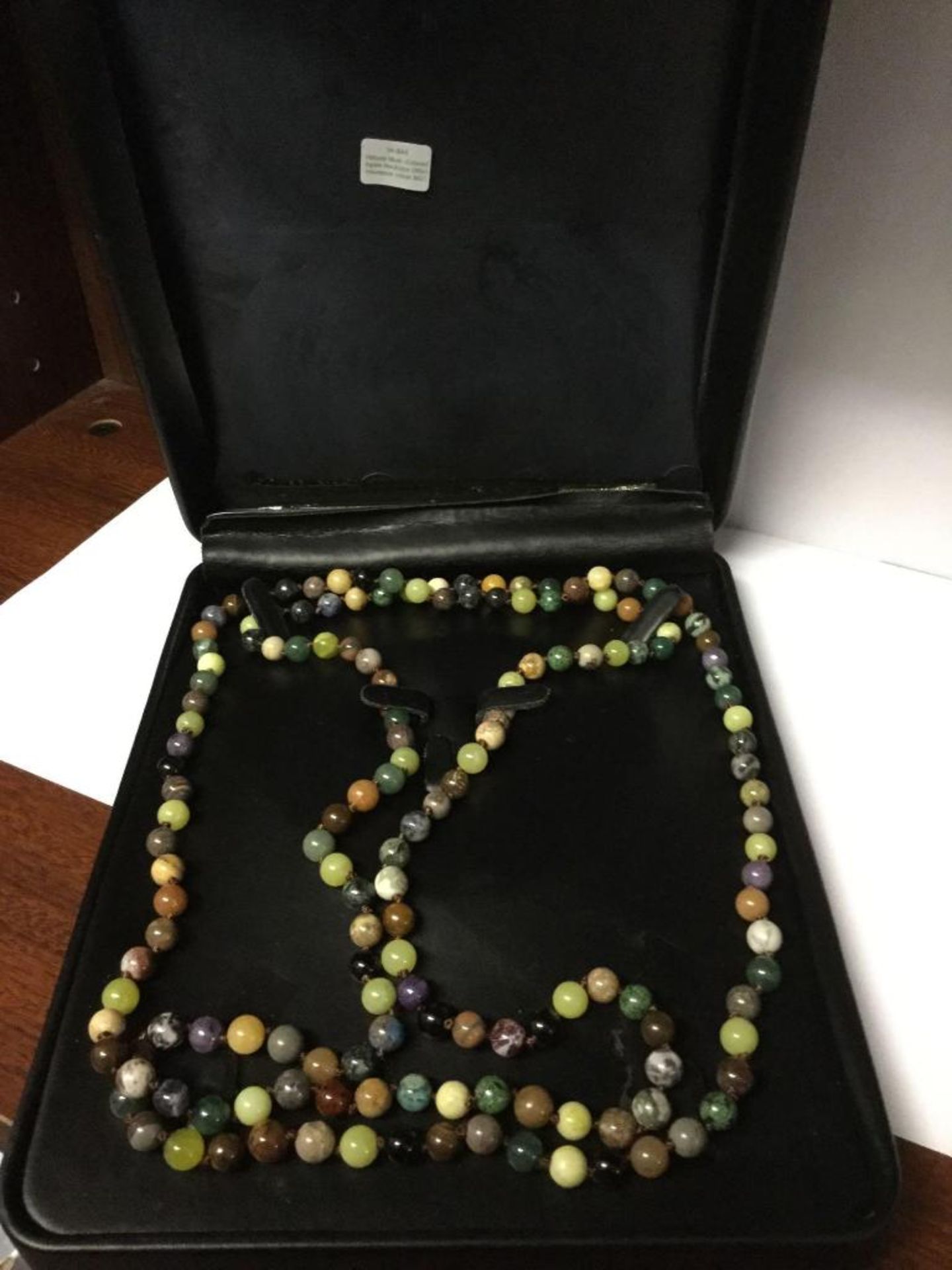 Gemstone Necklace - Natural Agate - Value $ 421