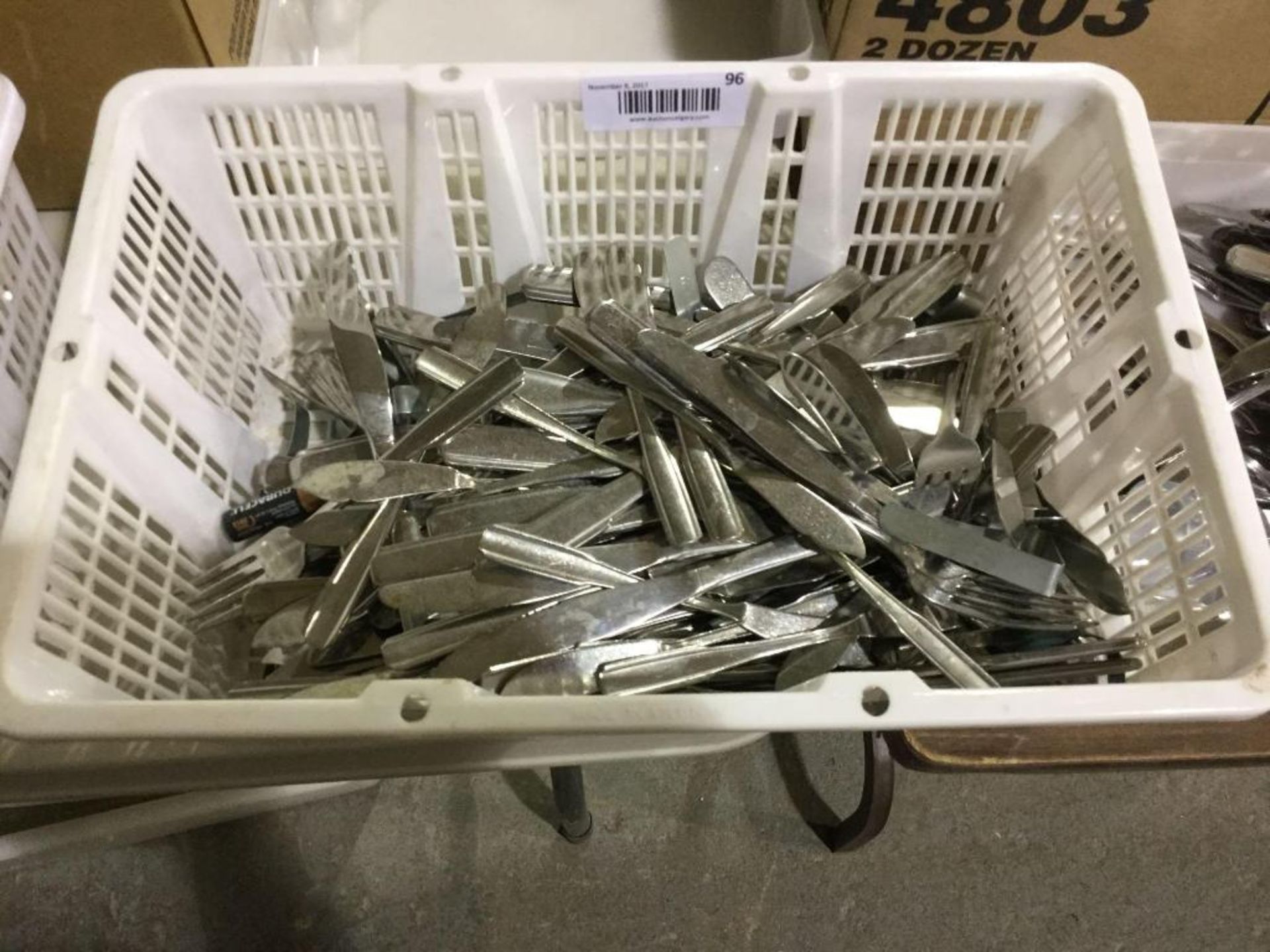 Basket of Assorted cutlery