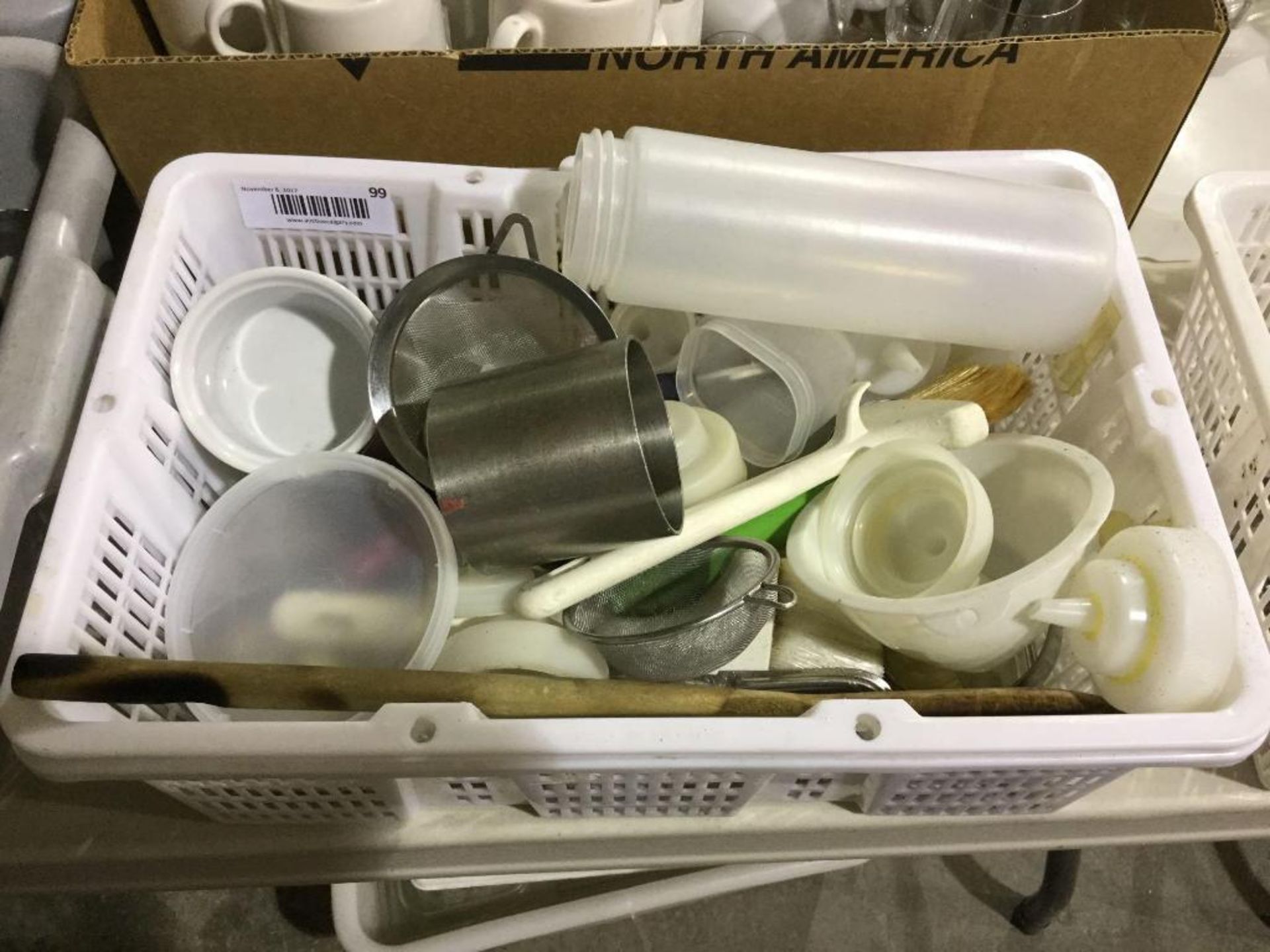 basket of assorted cooking supplies