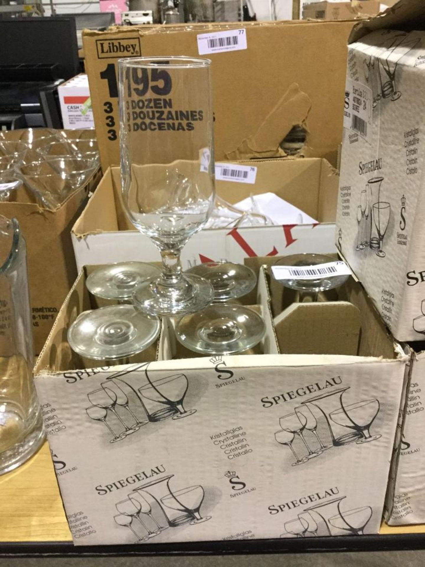 box of 6 Water glasses