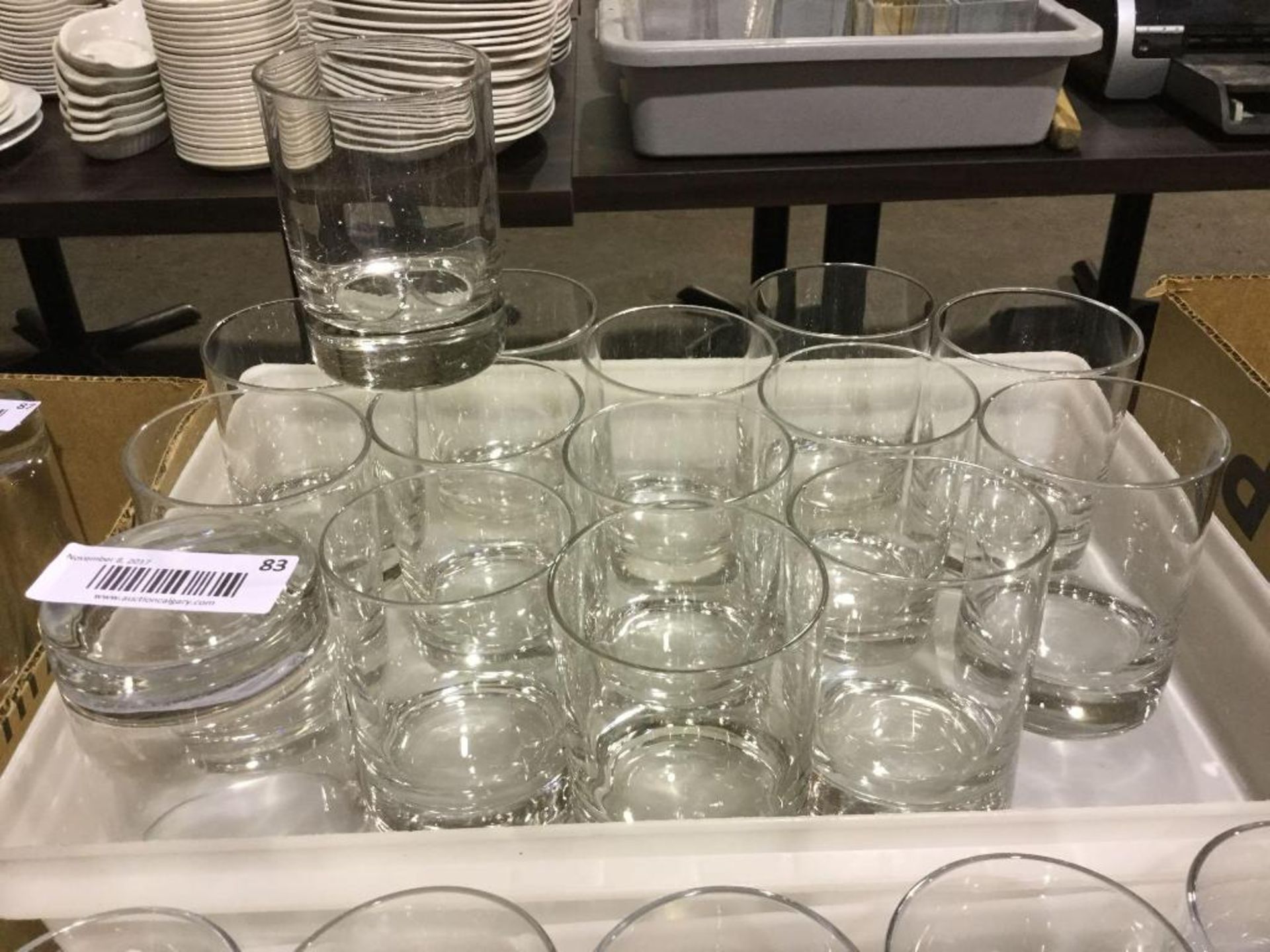 lot of 15 x 4 oz high ball glasses