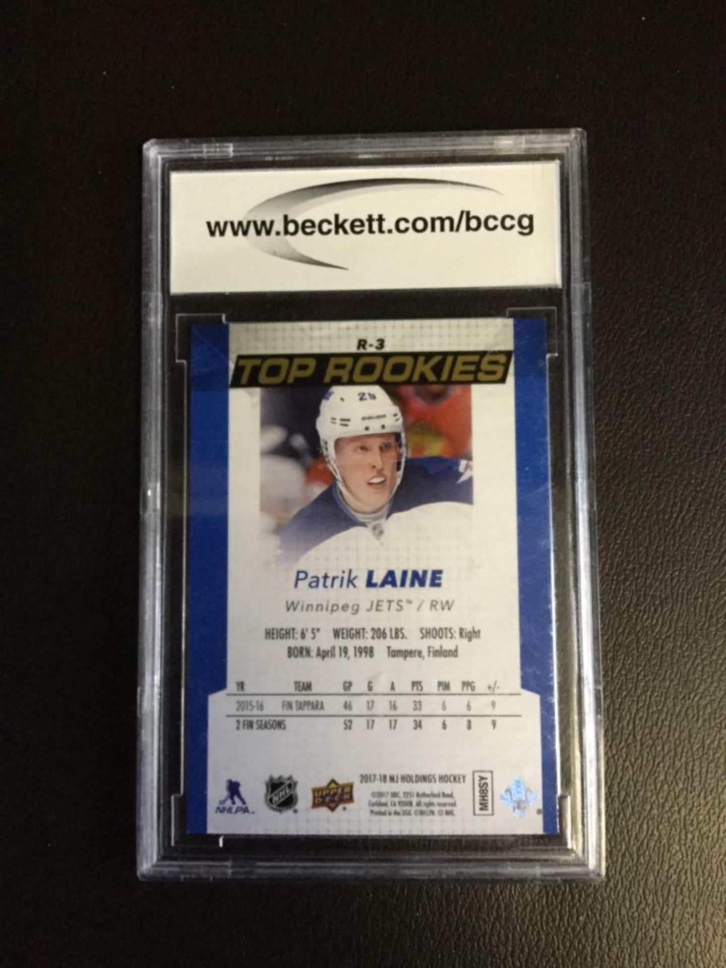 Patrik Laine Rookie Hockey Card - Mint or better - Image 2 of 2