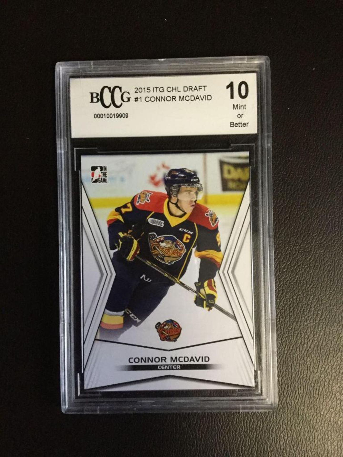 Connor McDavid -Center, Erie Otters Hockey Card