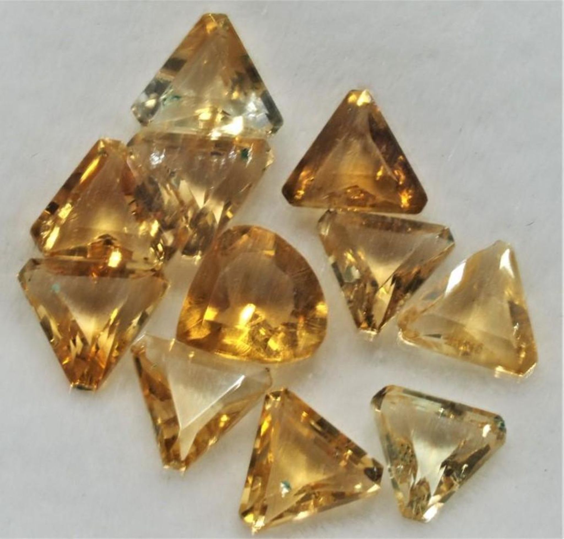 Genuine Assorted November Birthstone Citrine (4 - 4.5ct) Gemstones. Retail $200 - Image 3 of 5