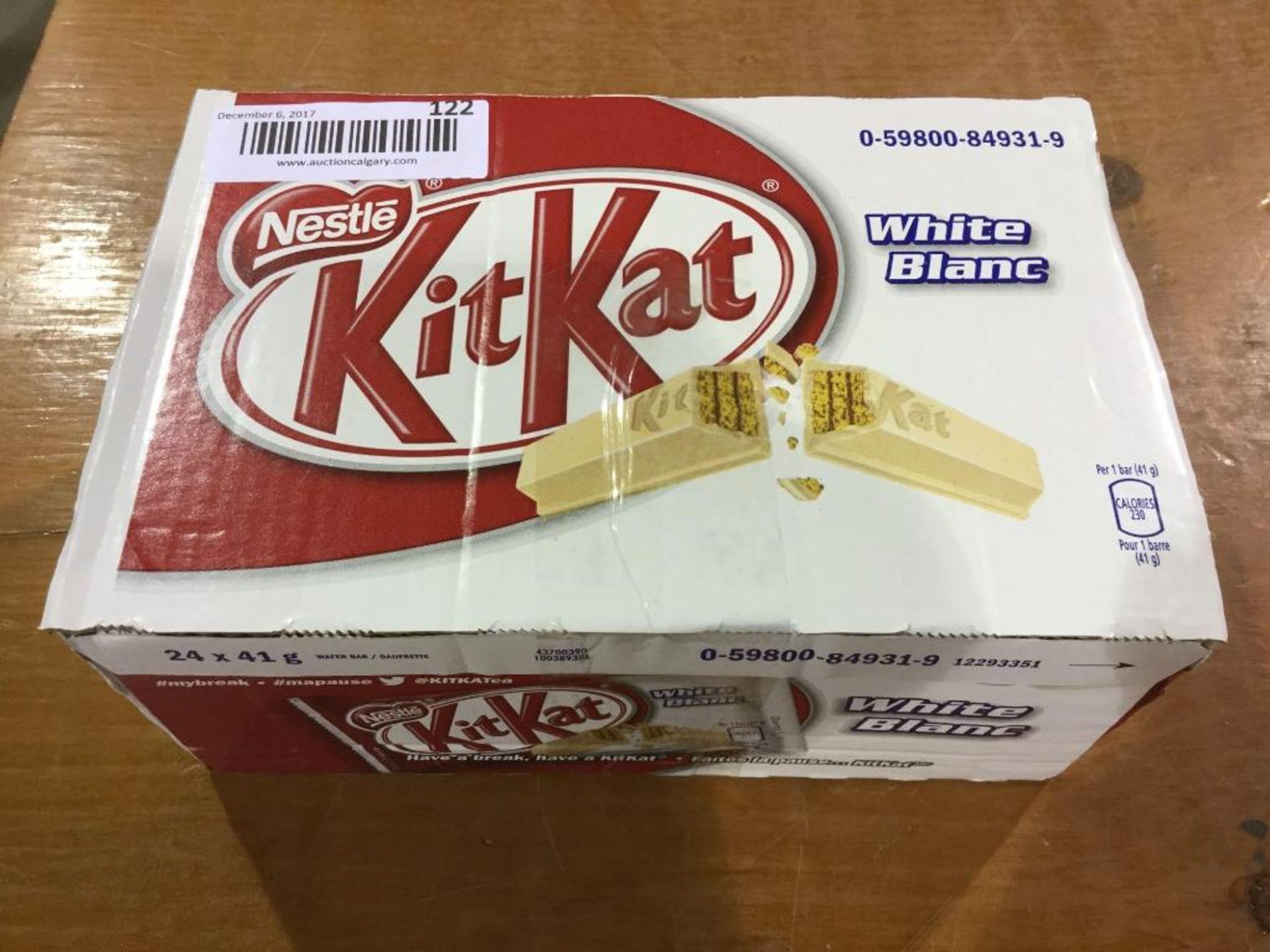 Case of 24 x 41 g White Chocolate KitKat's
