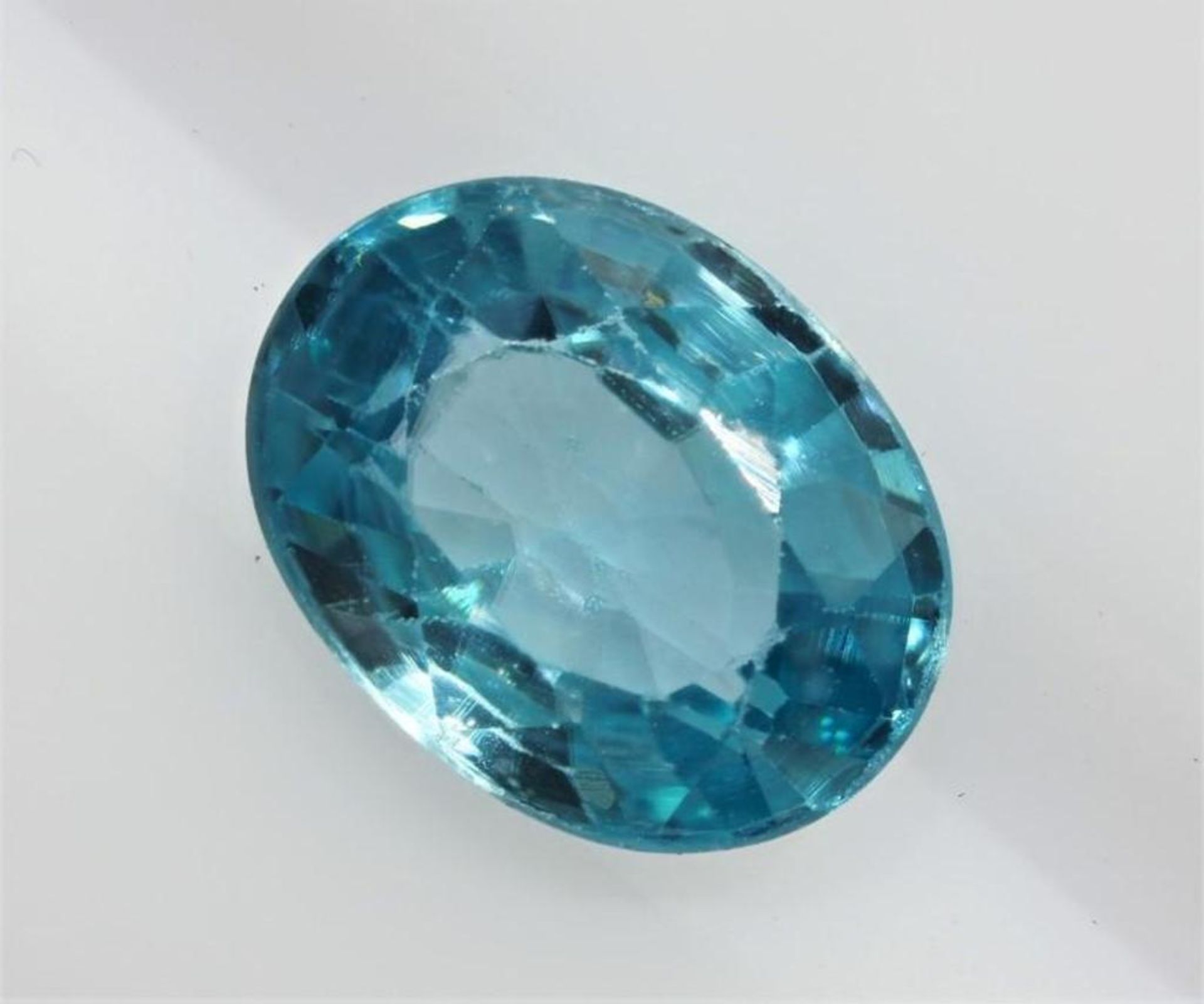 Genuine Rare Blue Zircon Gemstone Approx. 2.0ct. Retail $200